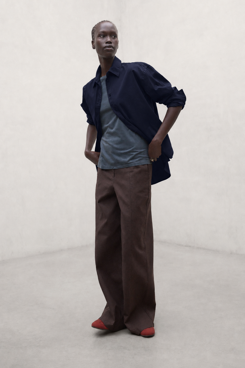 CHEMISE ELENA BLEU MARINE