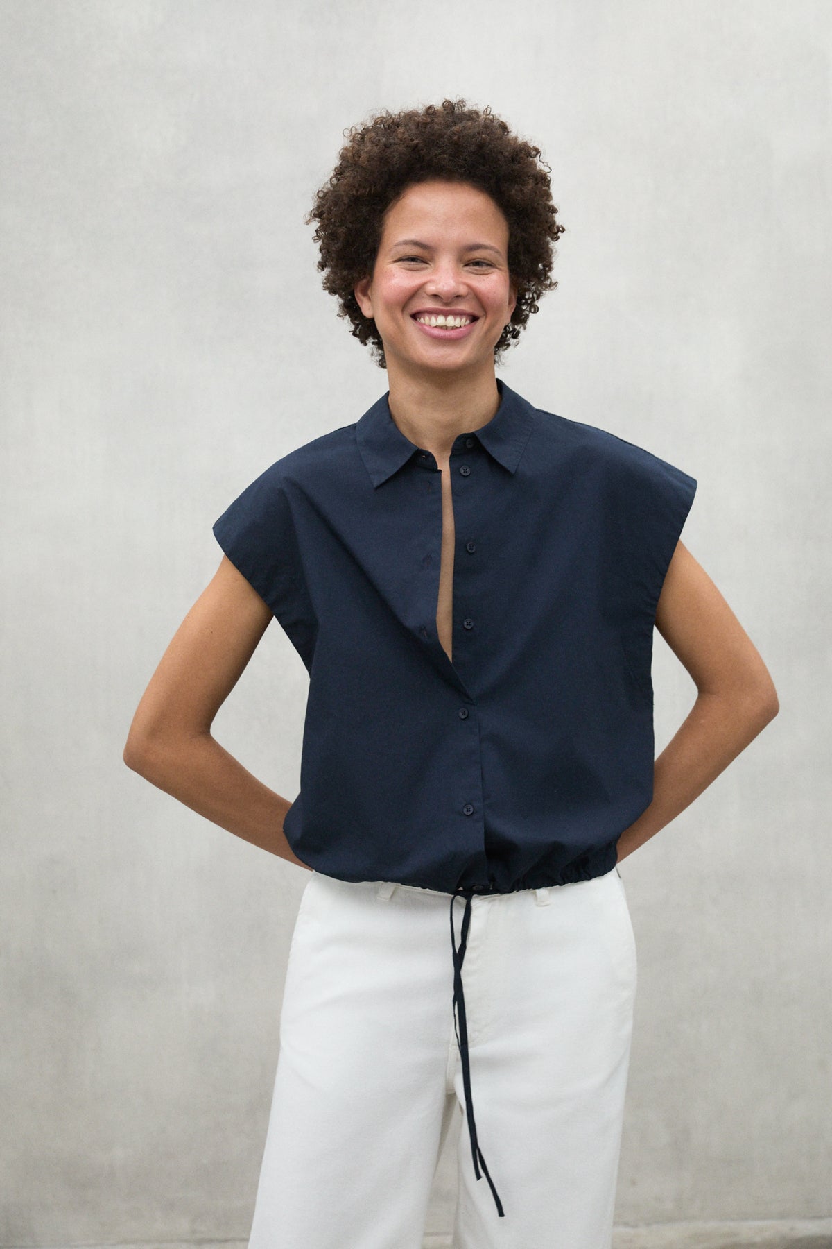 CAMISA FAYE AZUL MARINO