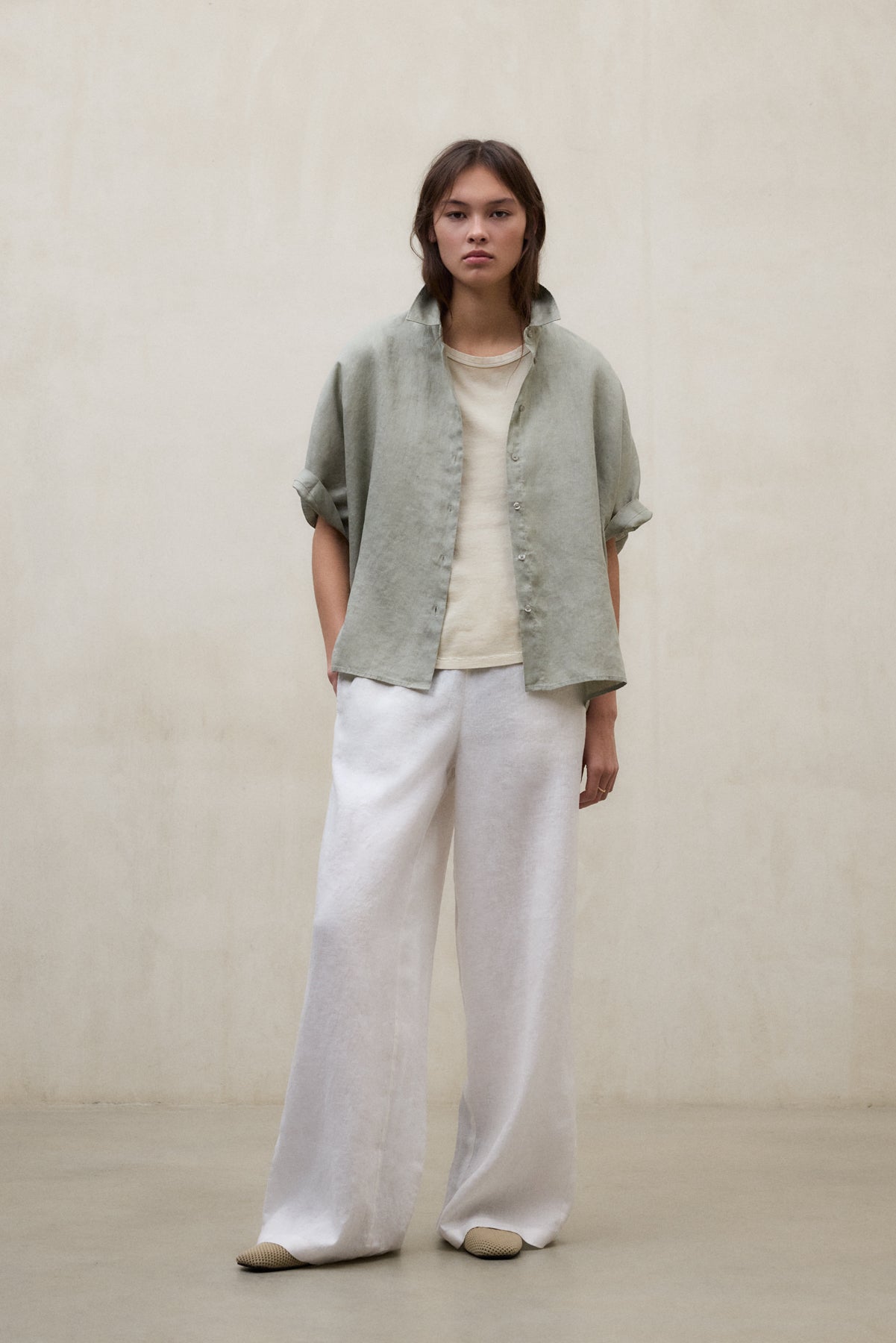 CAMISA MELANIA VERDE