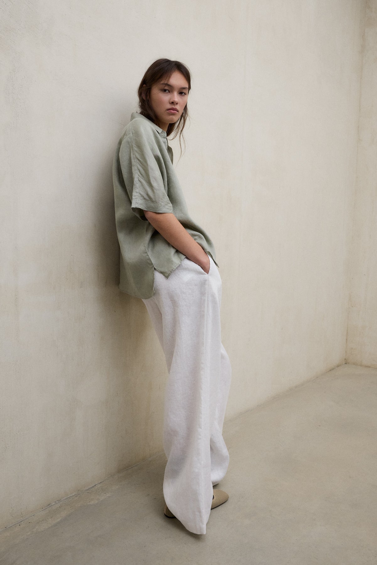 CAMISA MELANIA VERDE