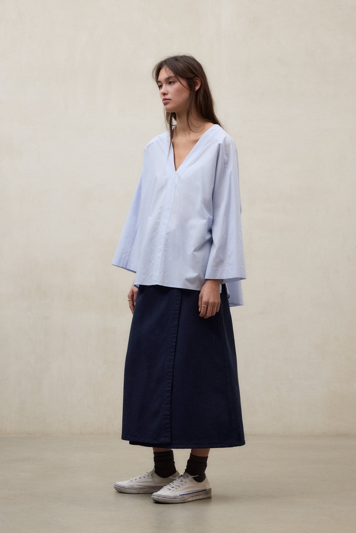 CHEMISE PIA BLEU CLAIR