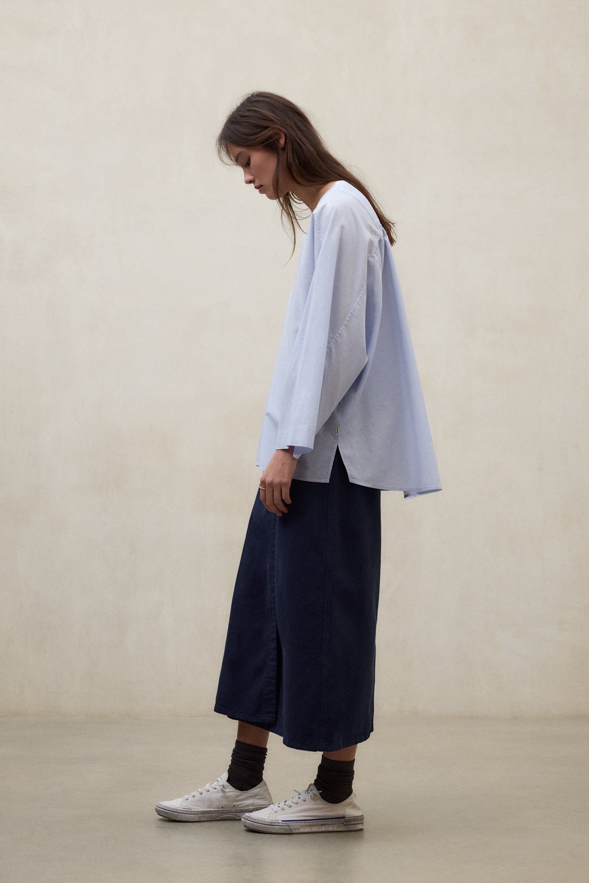 CHEMISE PIA BLEU CLAIR