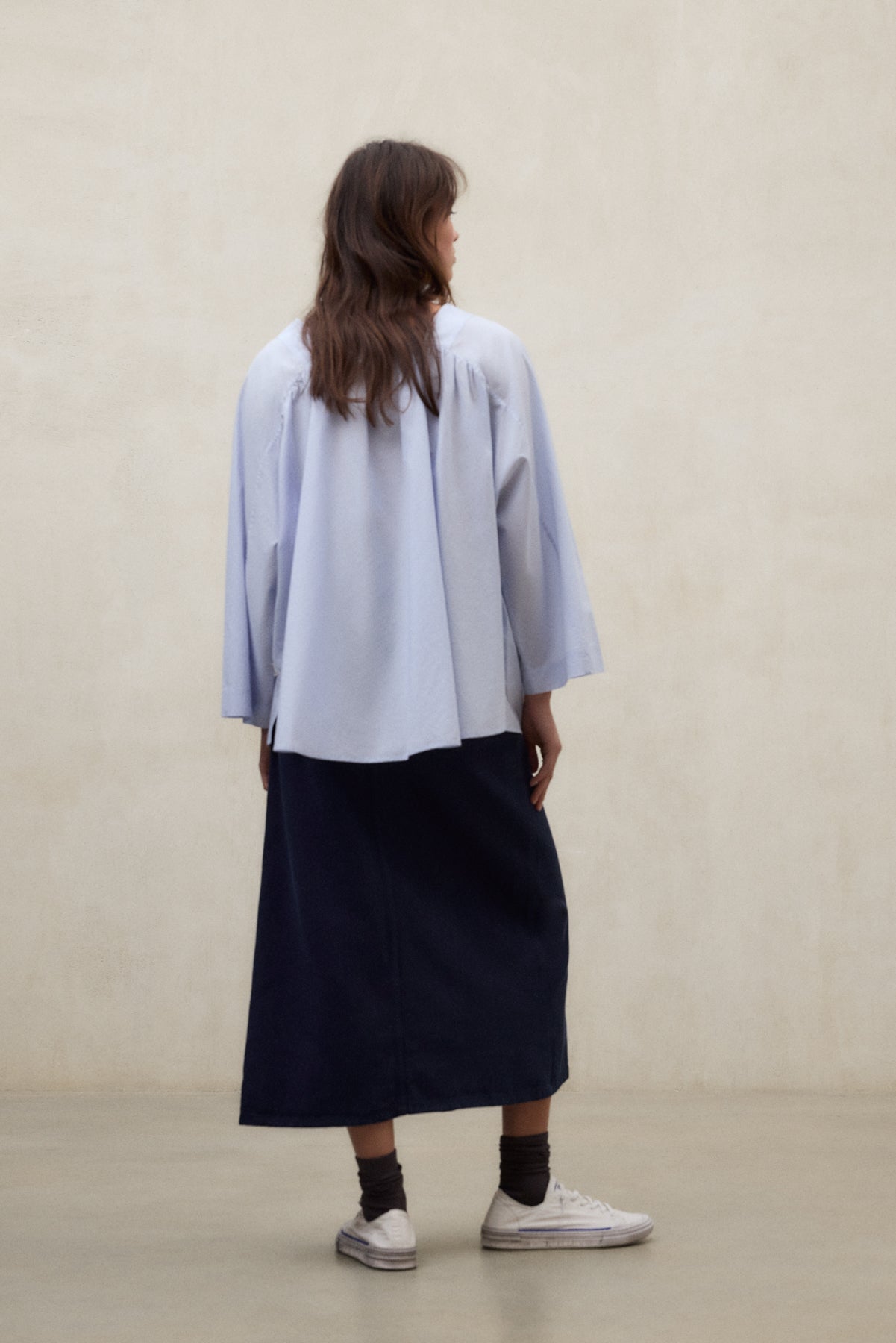 CHEMISE PIA BLEU CLAIR
