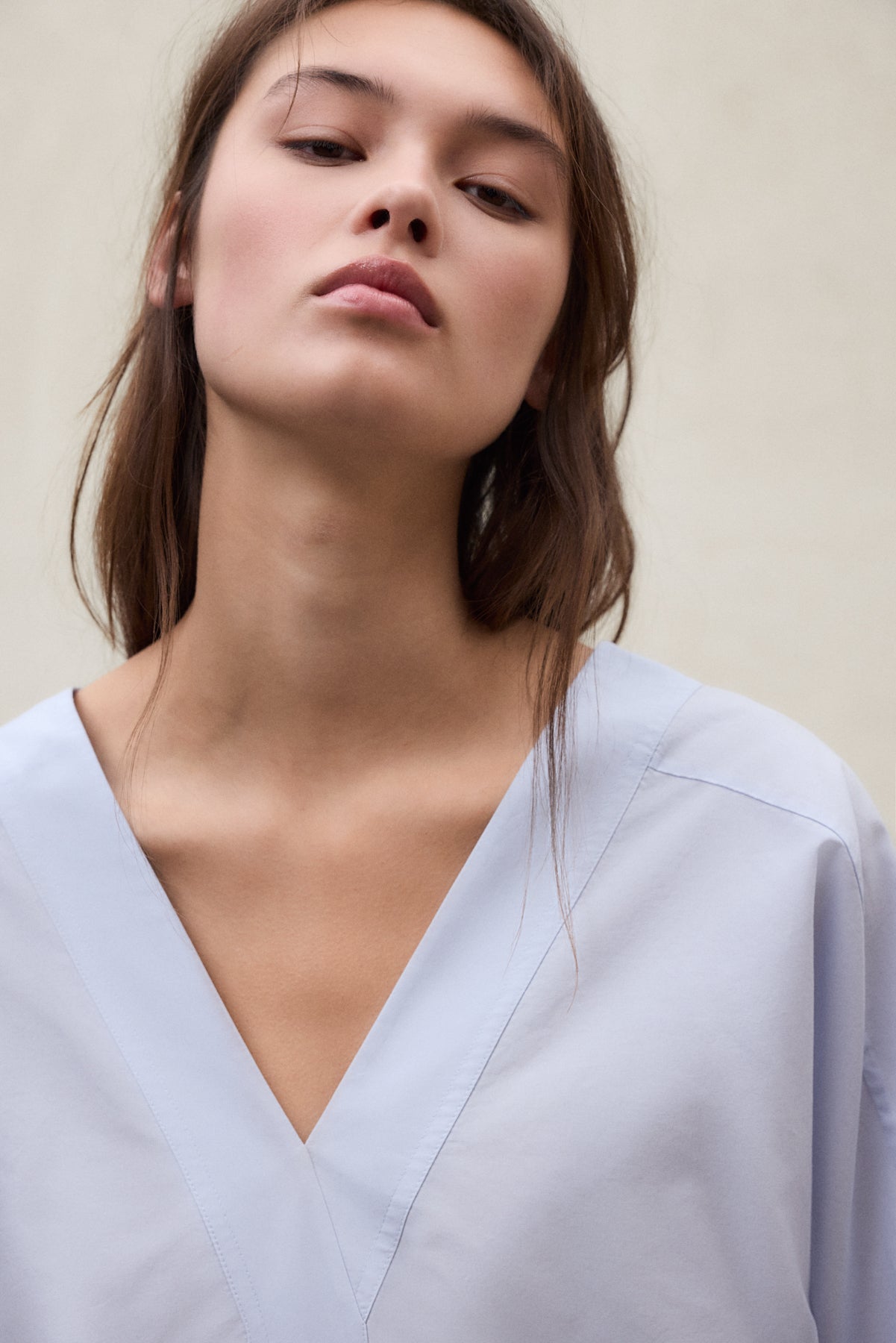 CHEMISE PIA BLEU CLAIR