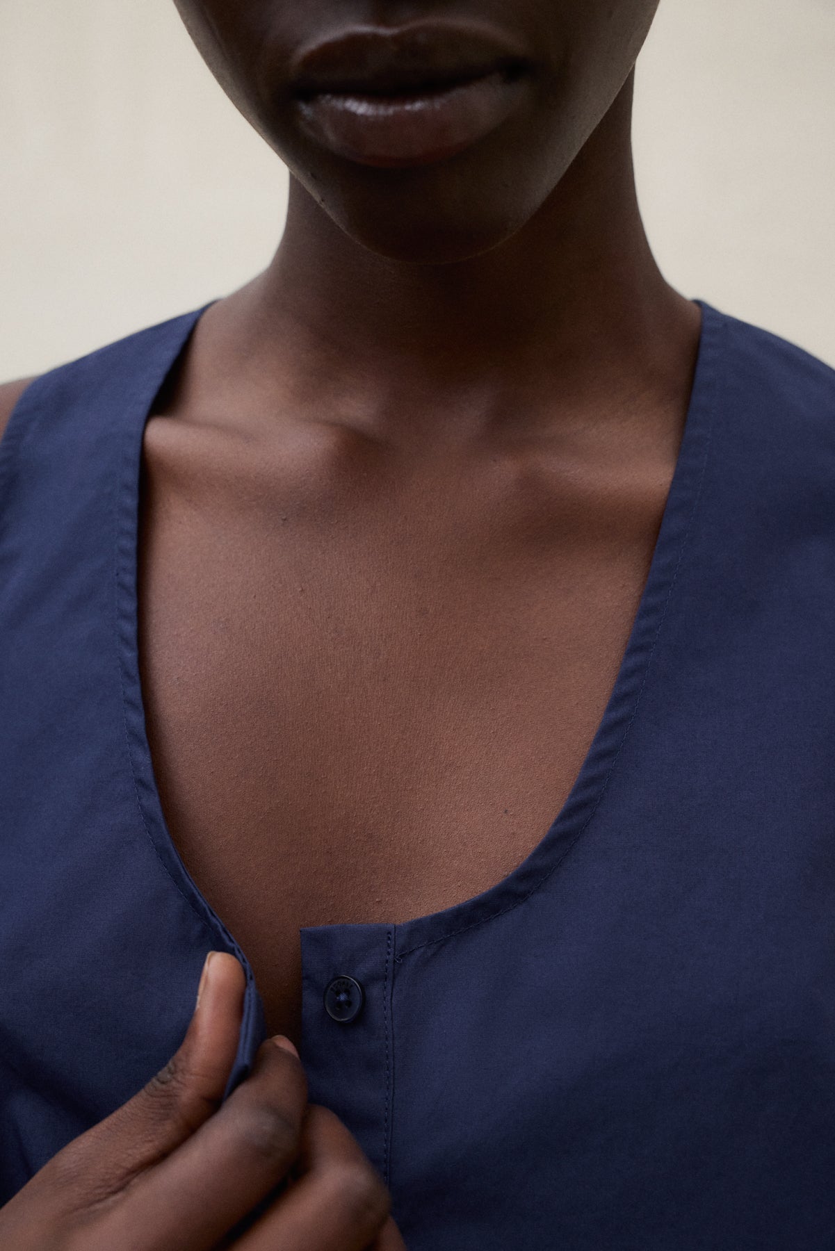 NAVY BLUE RITA SHIRT