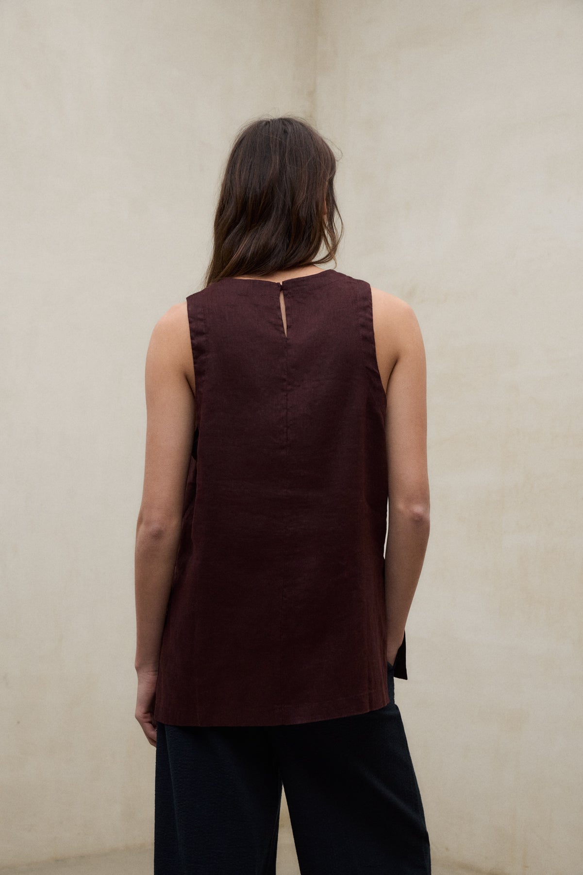 CHEMISE SIA MARRON