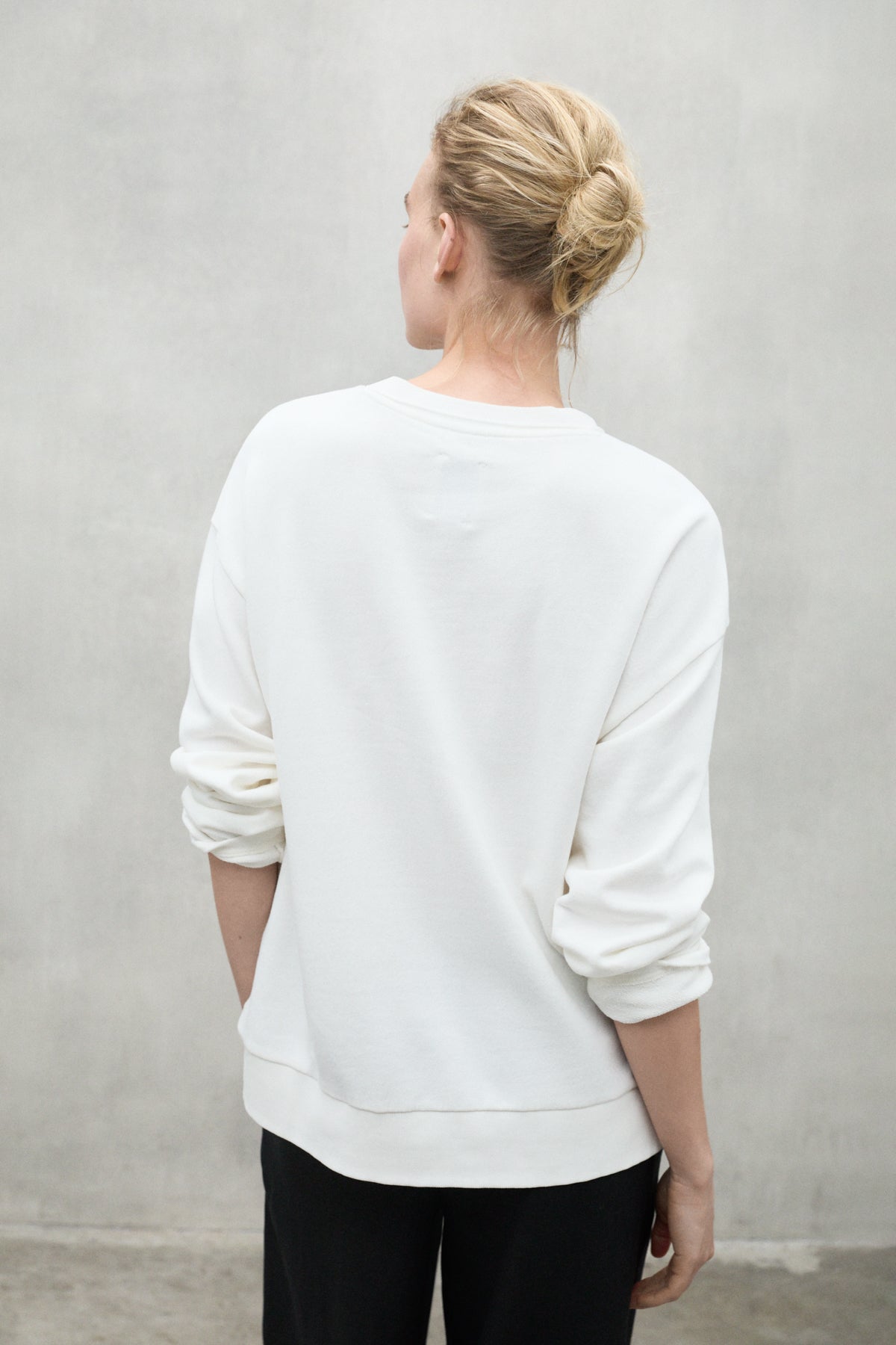 SWEAT-SHIRT ANKARA BLANC
