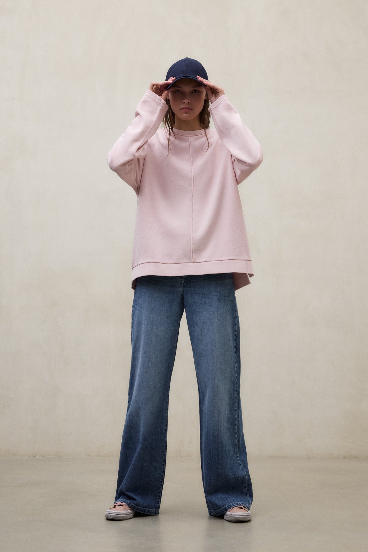 SWEAT-SHIRT ANKARA ROSE