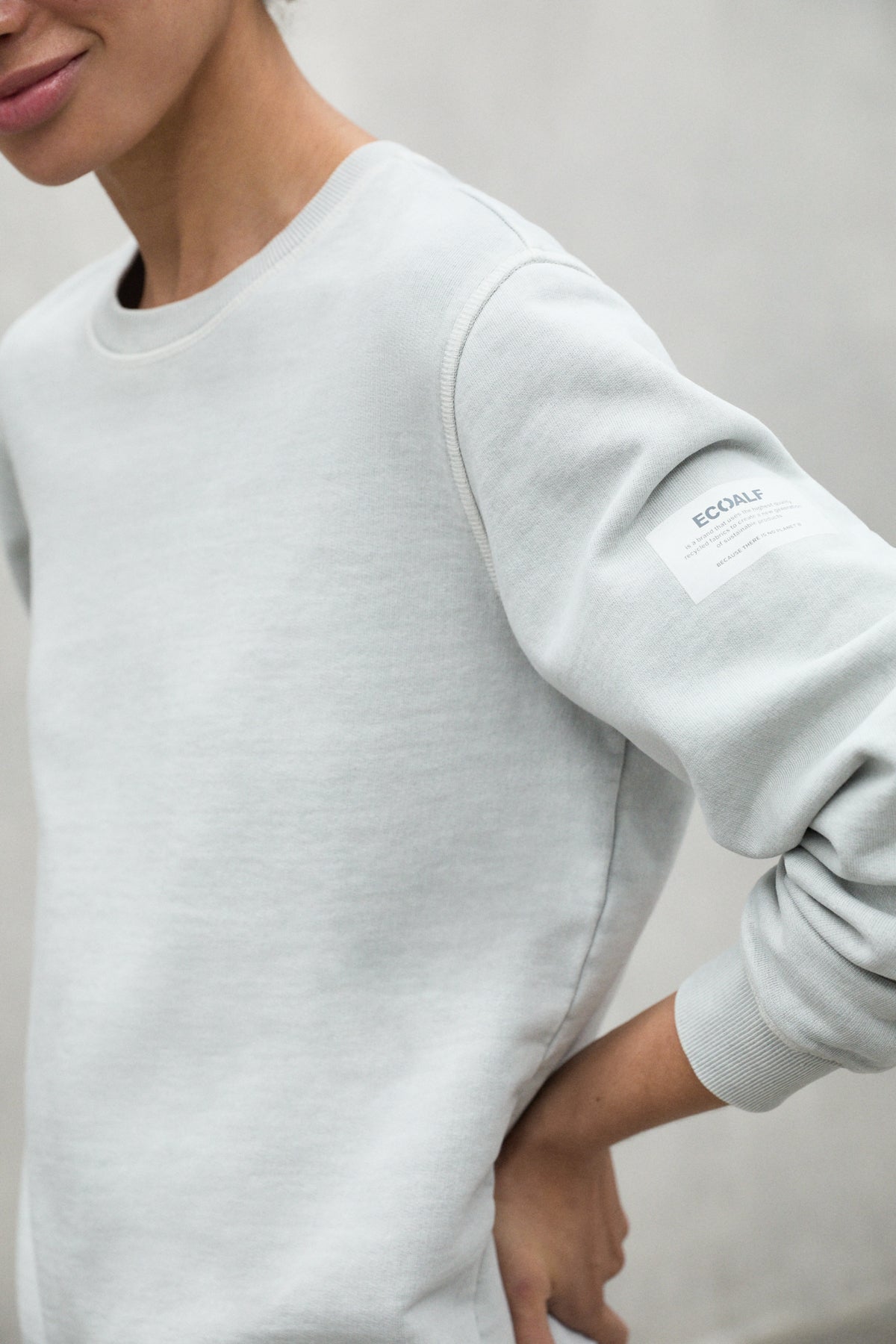 SUDADERA ARECIFE GRIS CLARO