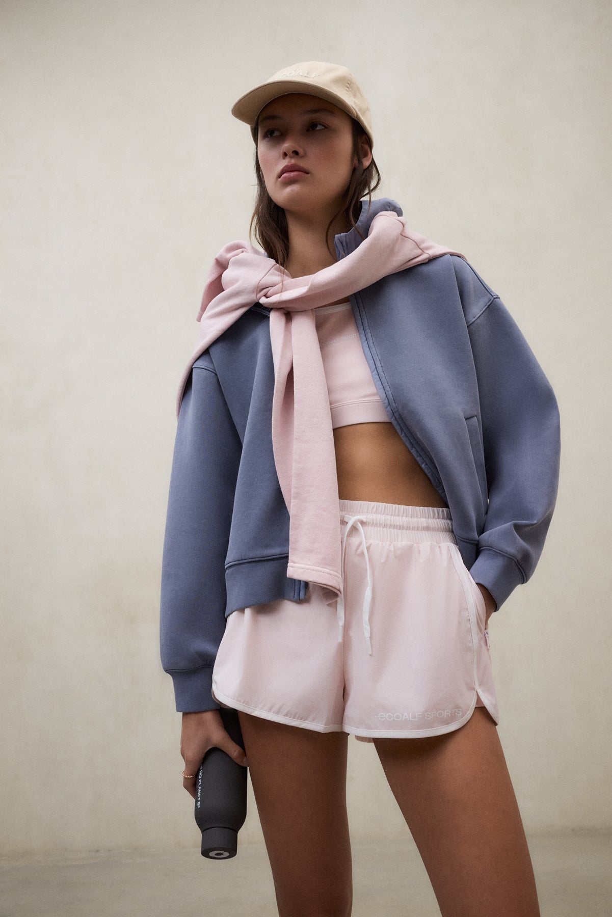 ARICA BLUE NEOPRENE SWEATSHIRT
