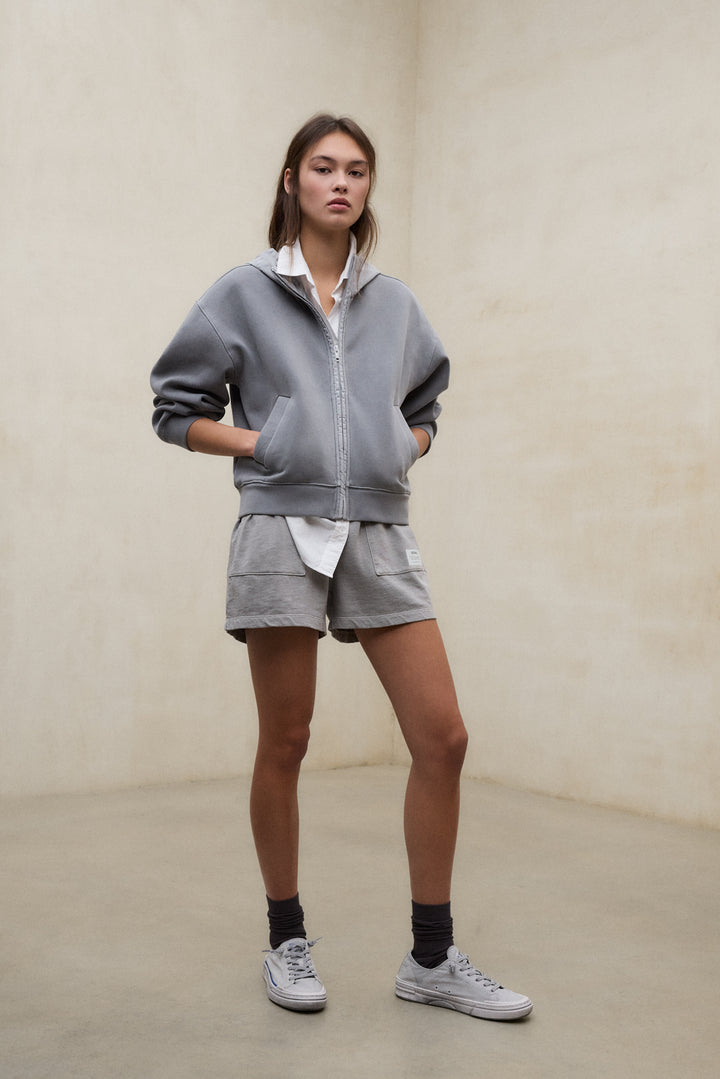 SWEAT-SHIRT EN NÉOPRÈNE ARICA GRIS