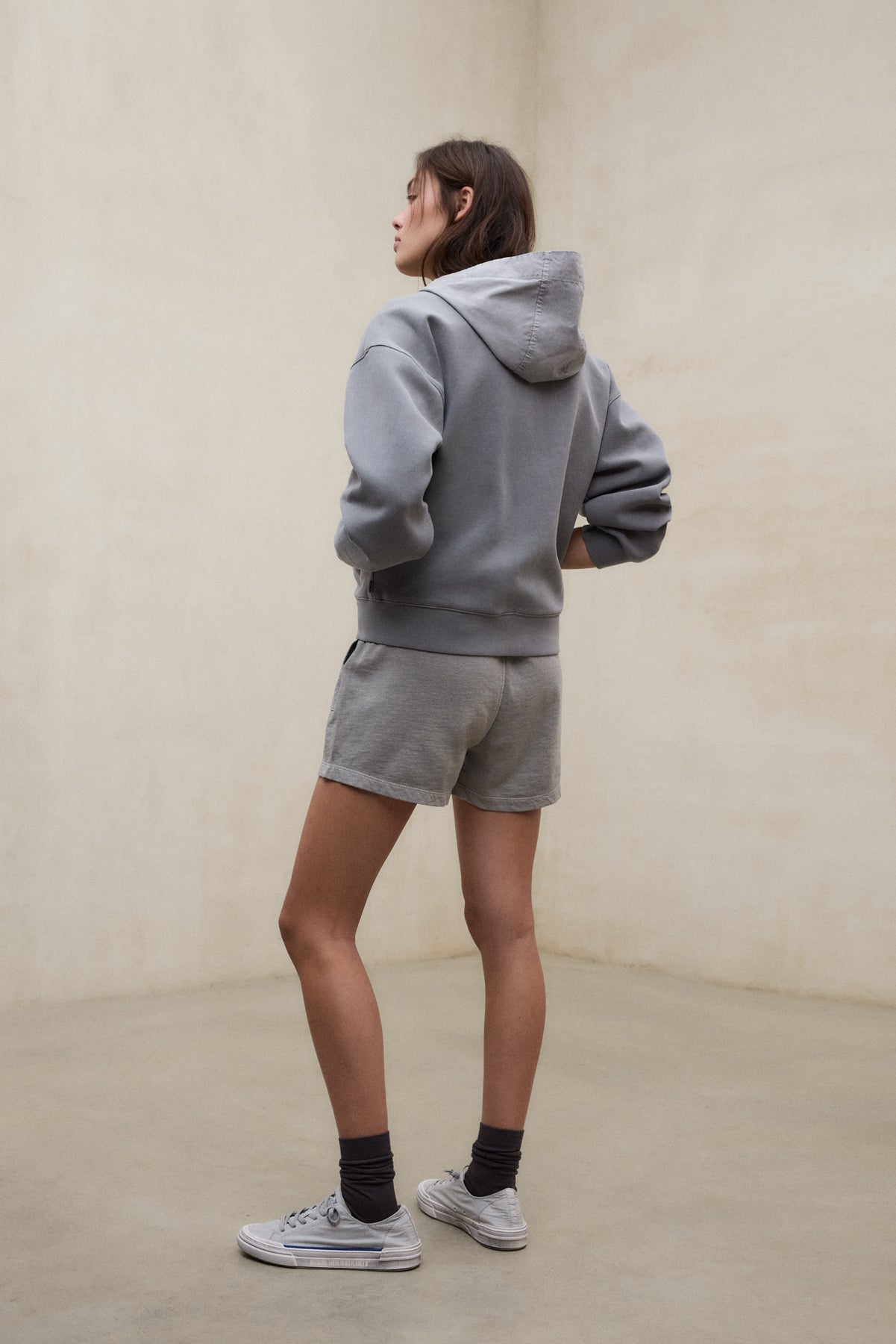 SWEAT-SHIRT EN NÉOPRÈNE ARICA GRIS