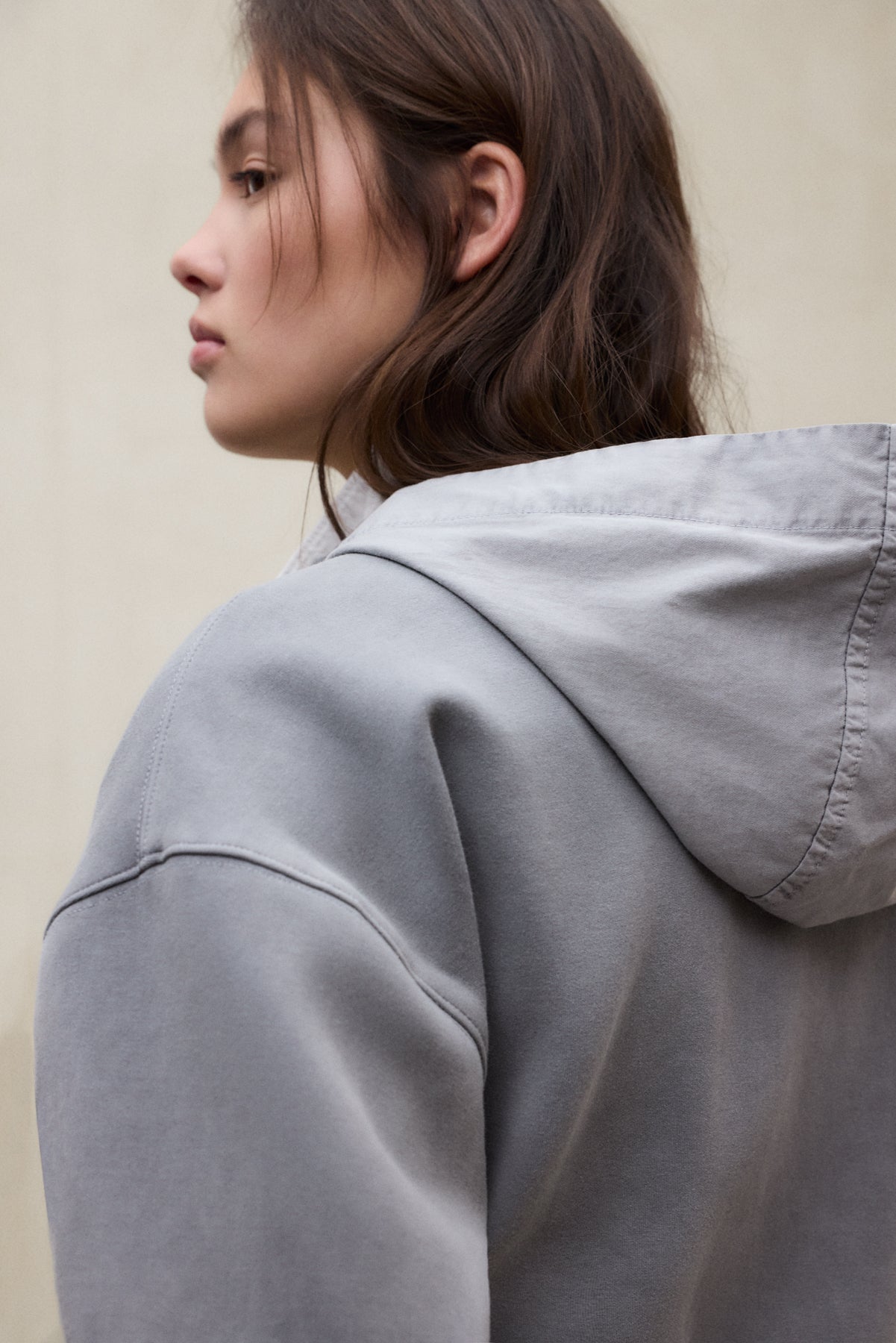 SWEAT-SHIRT EN NÉOPRÈNE ARICA GRIS