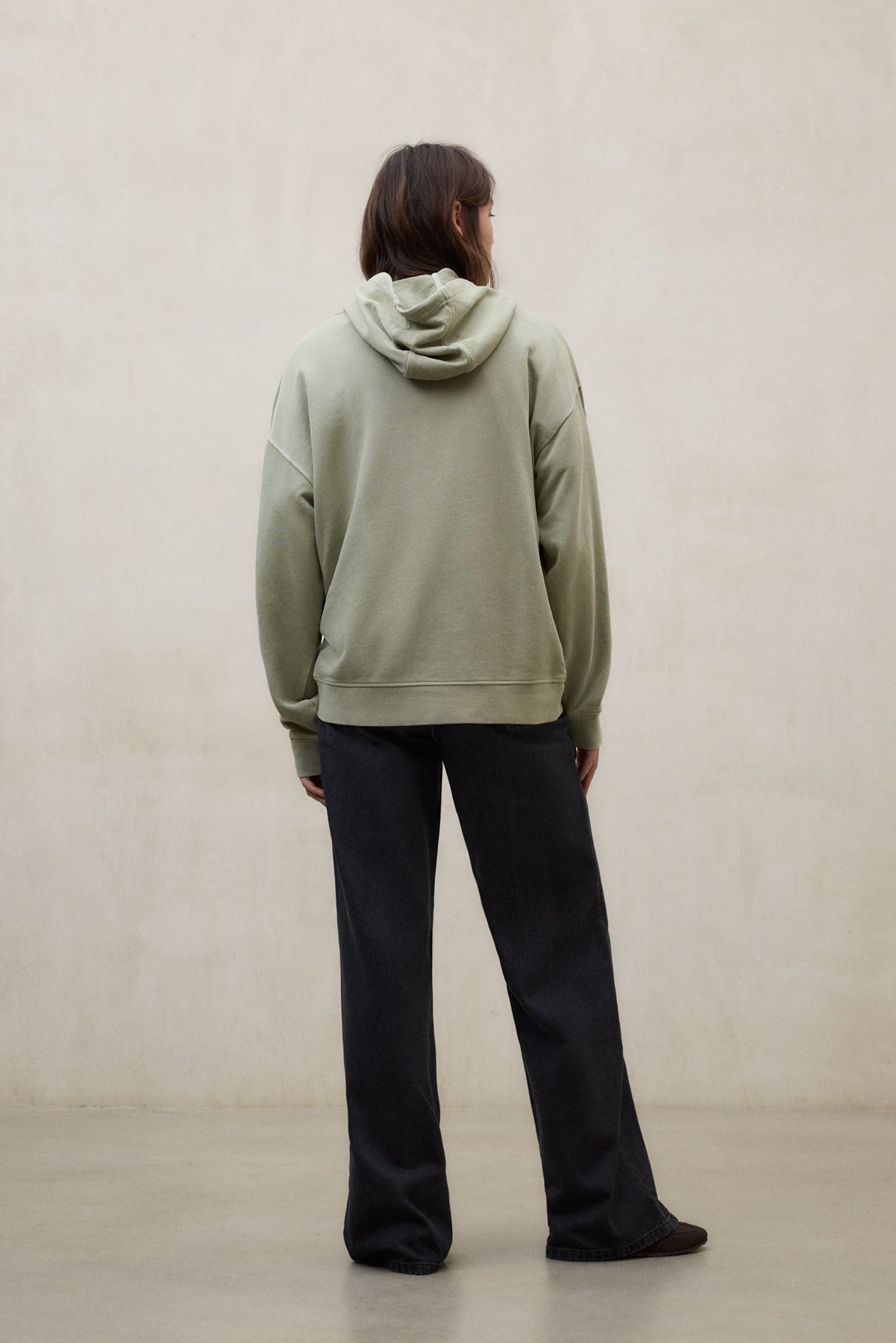 SWEAT-SHIRT BIANCA VERT