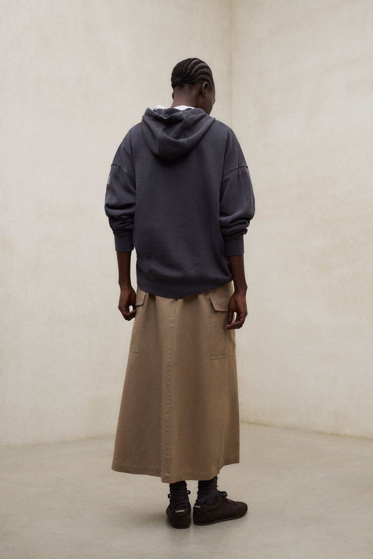 SWEATSHIRT BIANCA DUNKELGRAU
