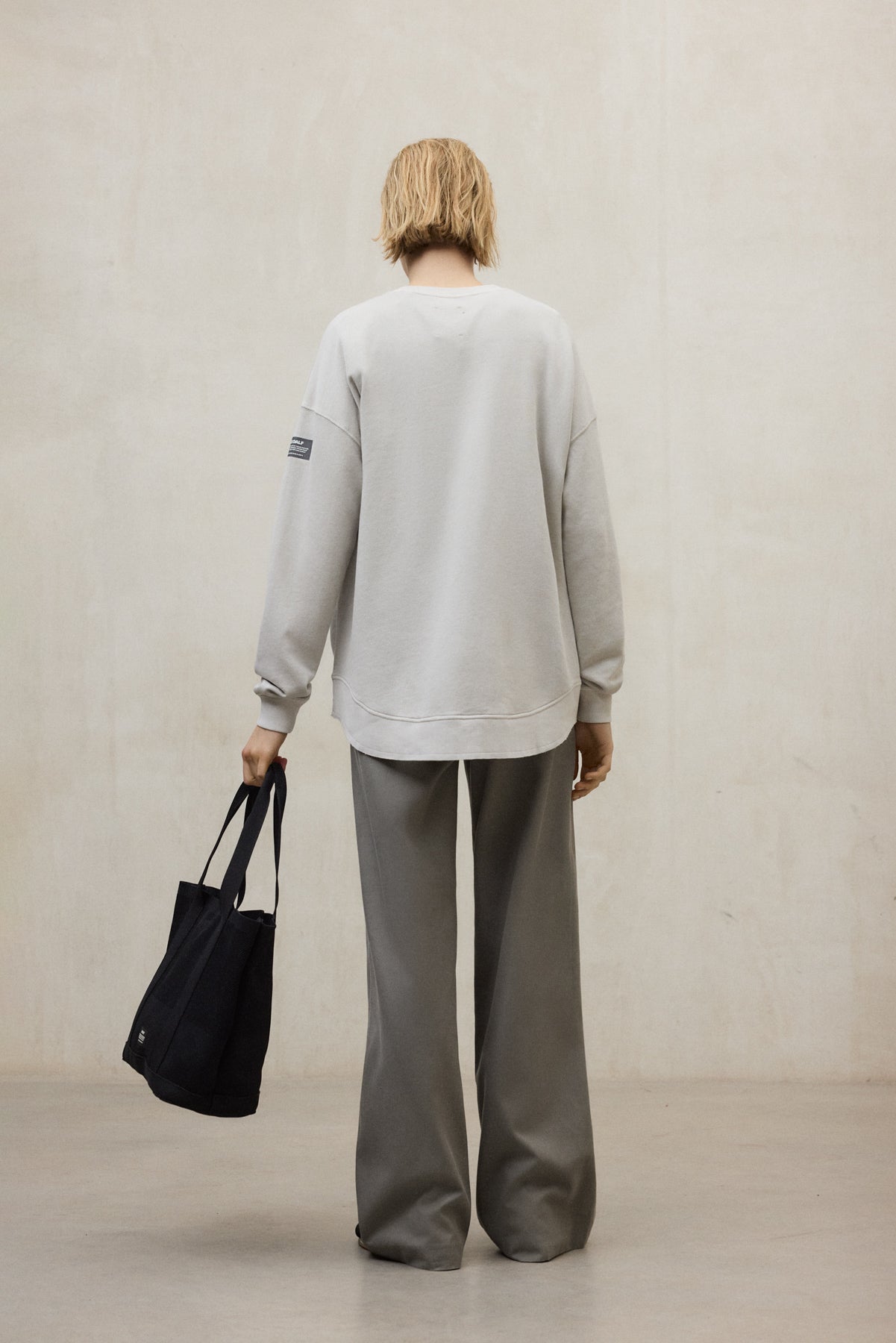 SWEATSHIRT ELVAS HELLGRAU
