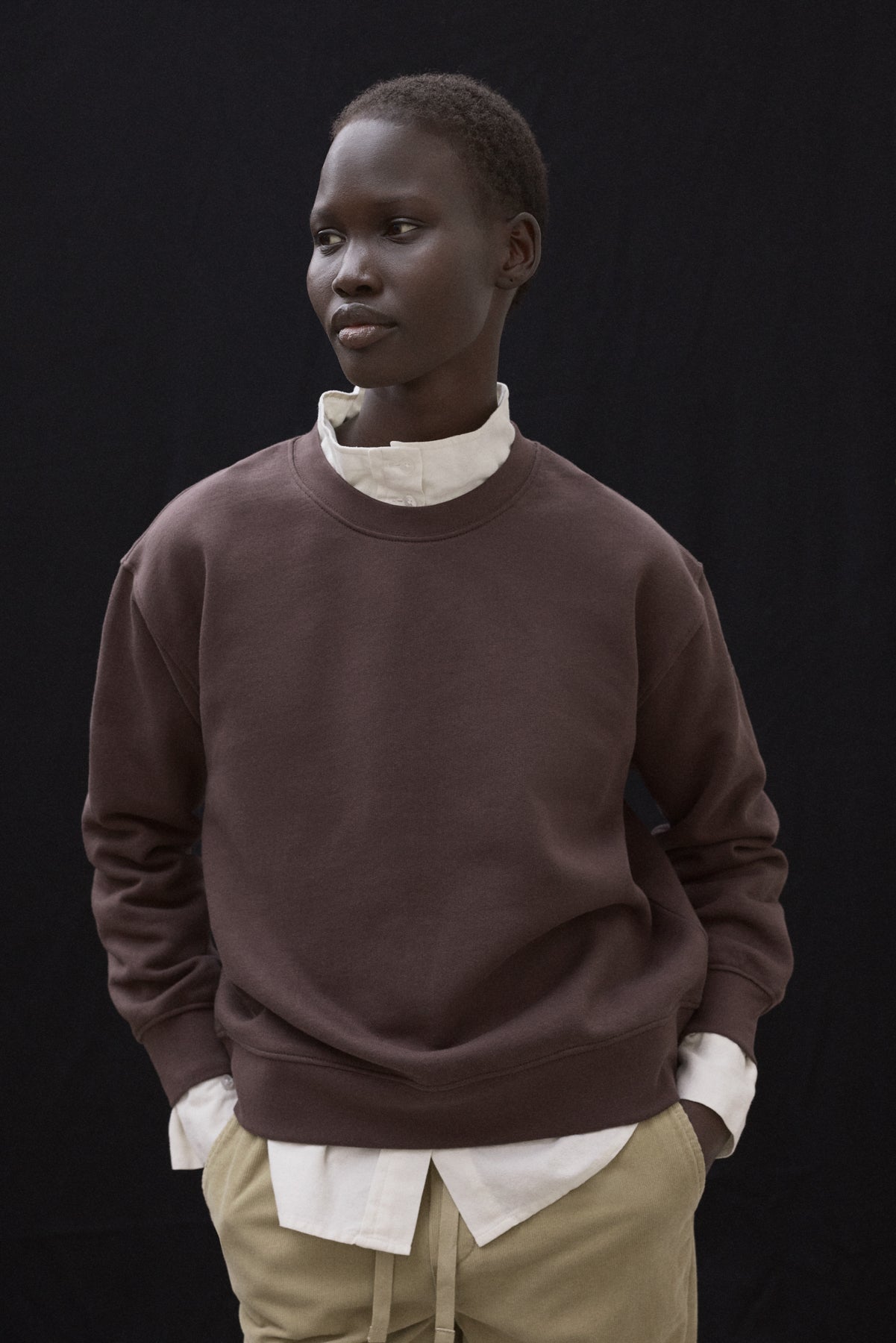 SUDADERA GODOY MARRÓN