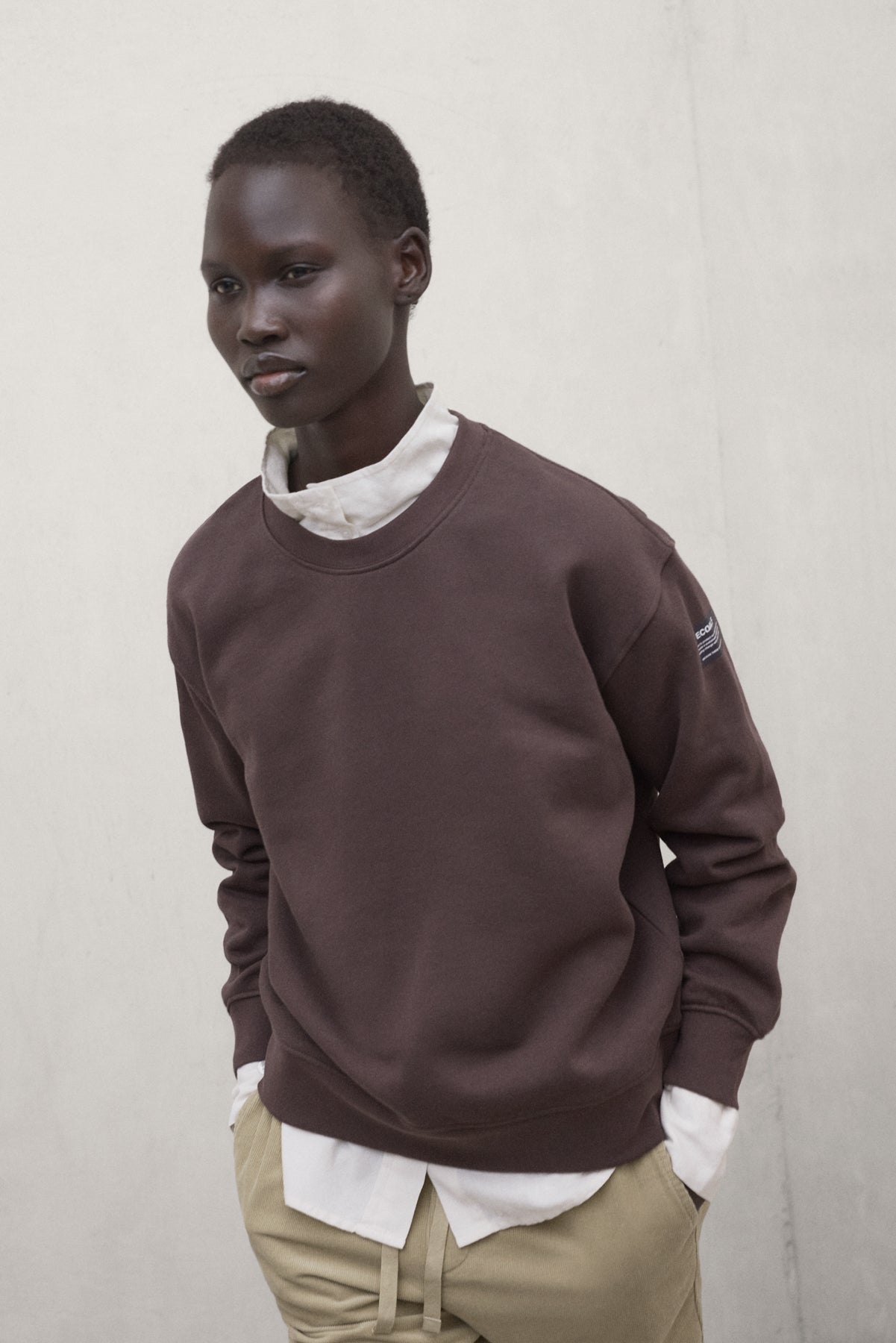 SUDADERA GODOY MARRÓN