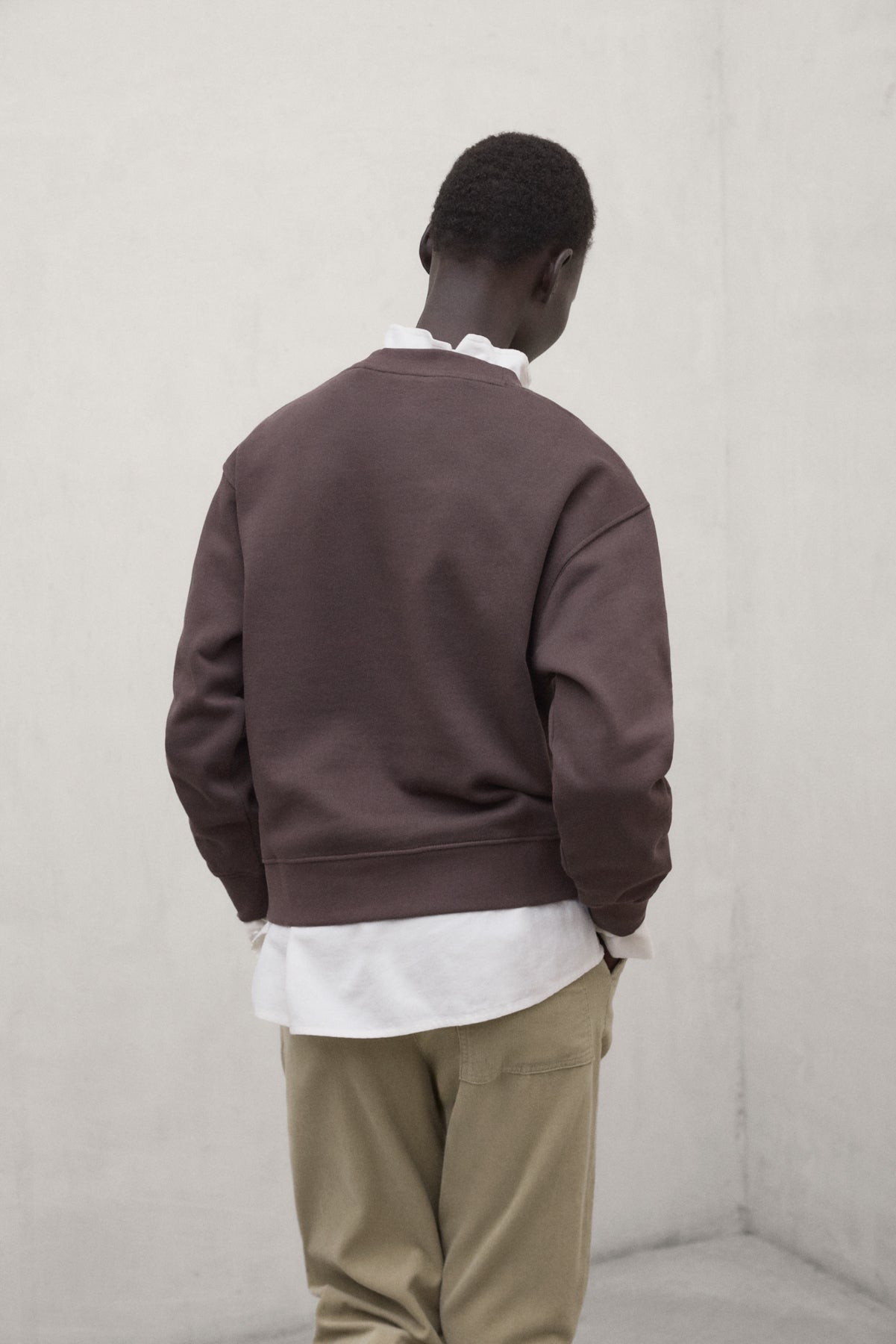SUDADERA GODOY MARRÓN