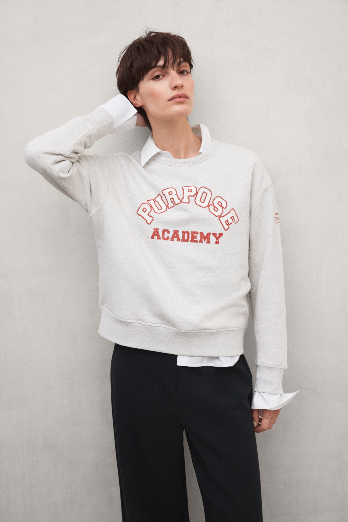 SWEAT-SHIRT PURPOSE BEIGE