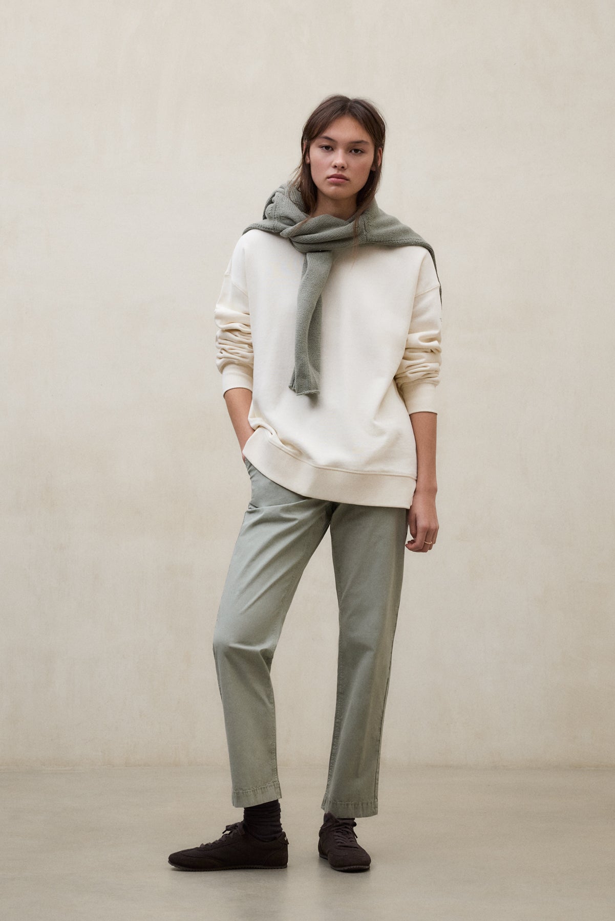 SWEATSHIRT STORM BEIGE
