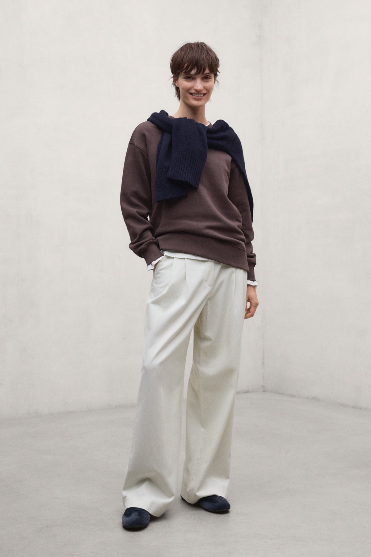 SWEAT-SHIRT STORM MARRON