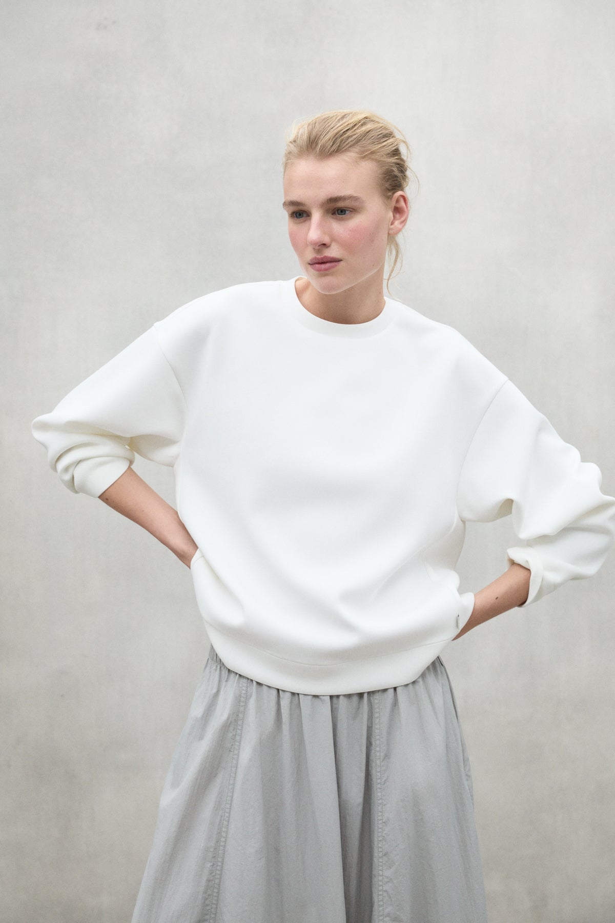 SWEATSHIRT VALDIVIA WEISS
