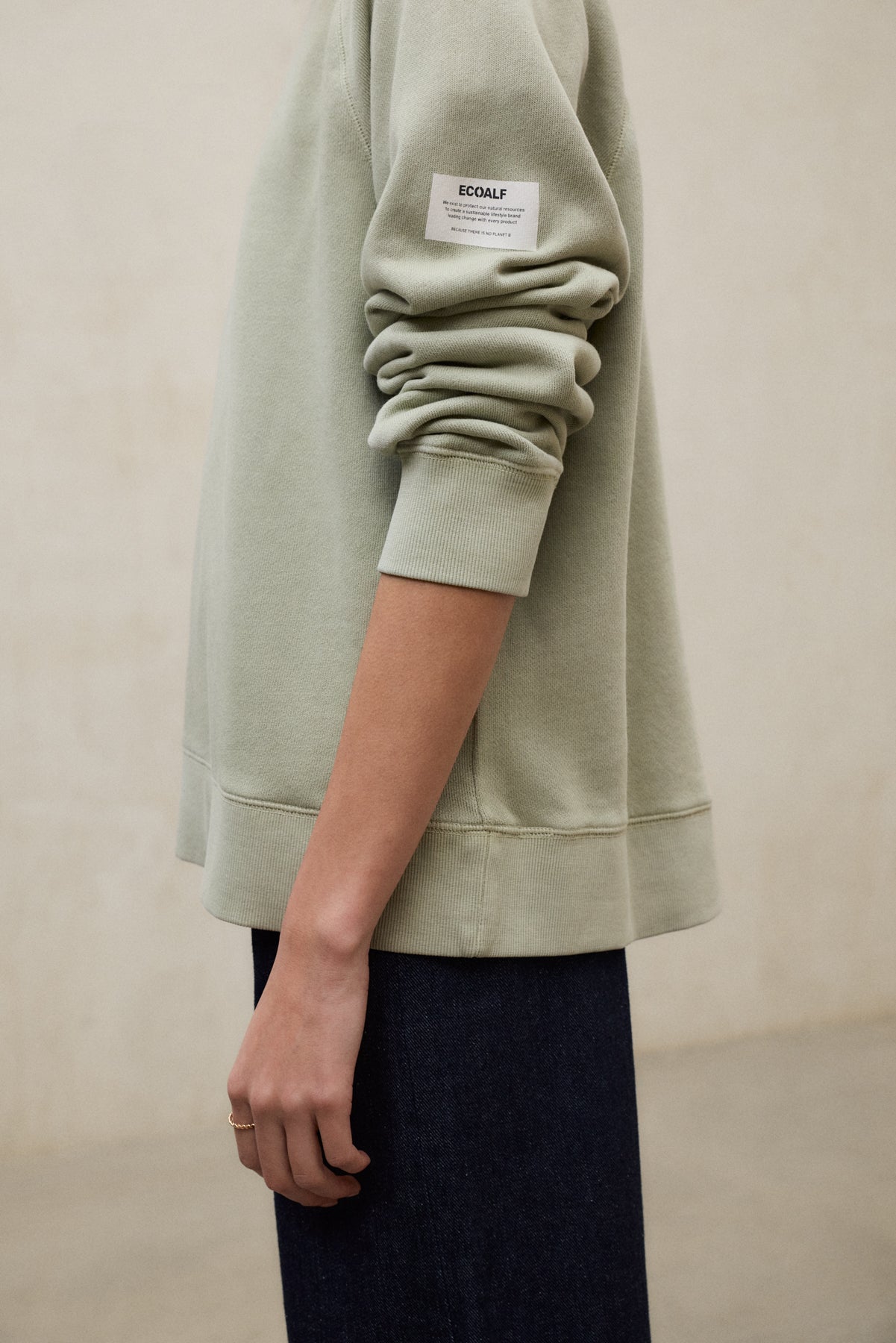 SUDADERA VIOLINA VERDE