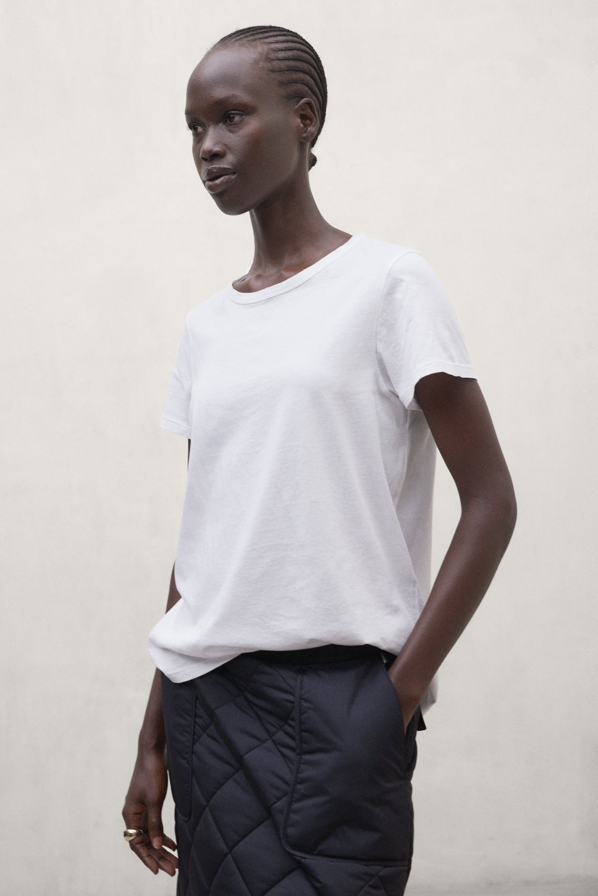T-SHIRT KEILE BLANC