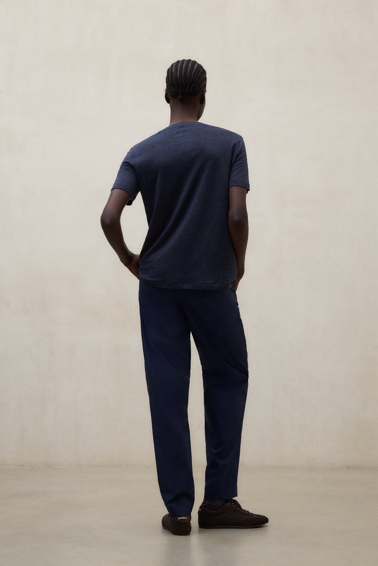 T-SHIRT LANE BLAU