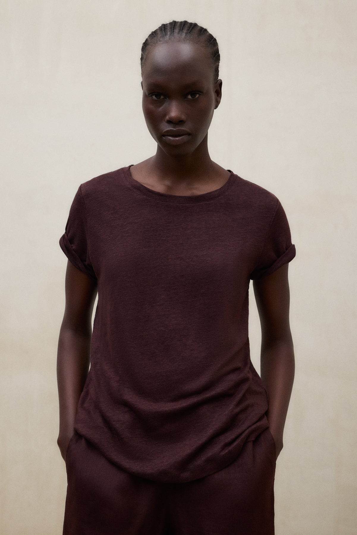 T-SHIRT LANE BRAUN