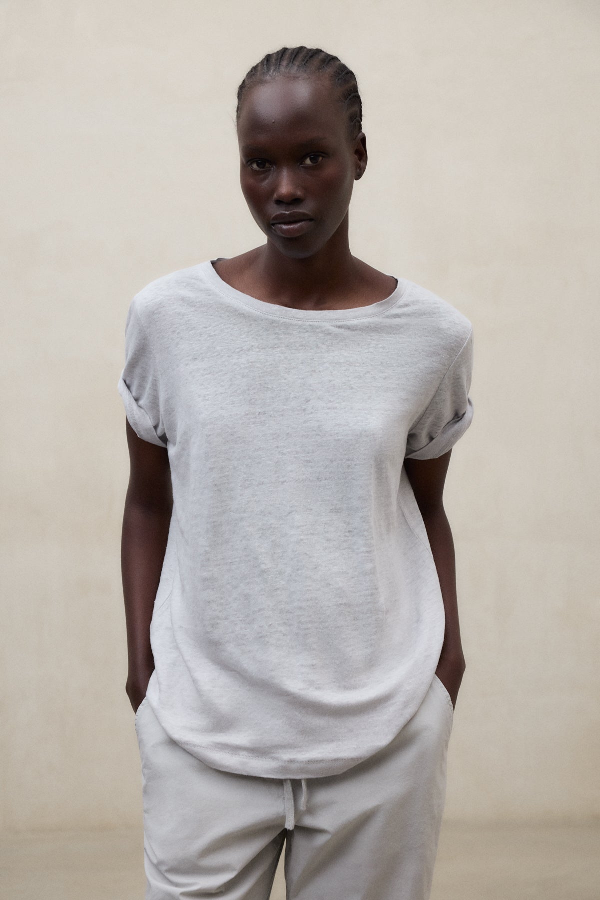 CAMISETA LANE GRIS