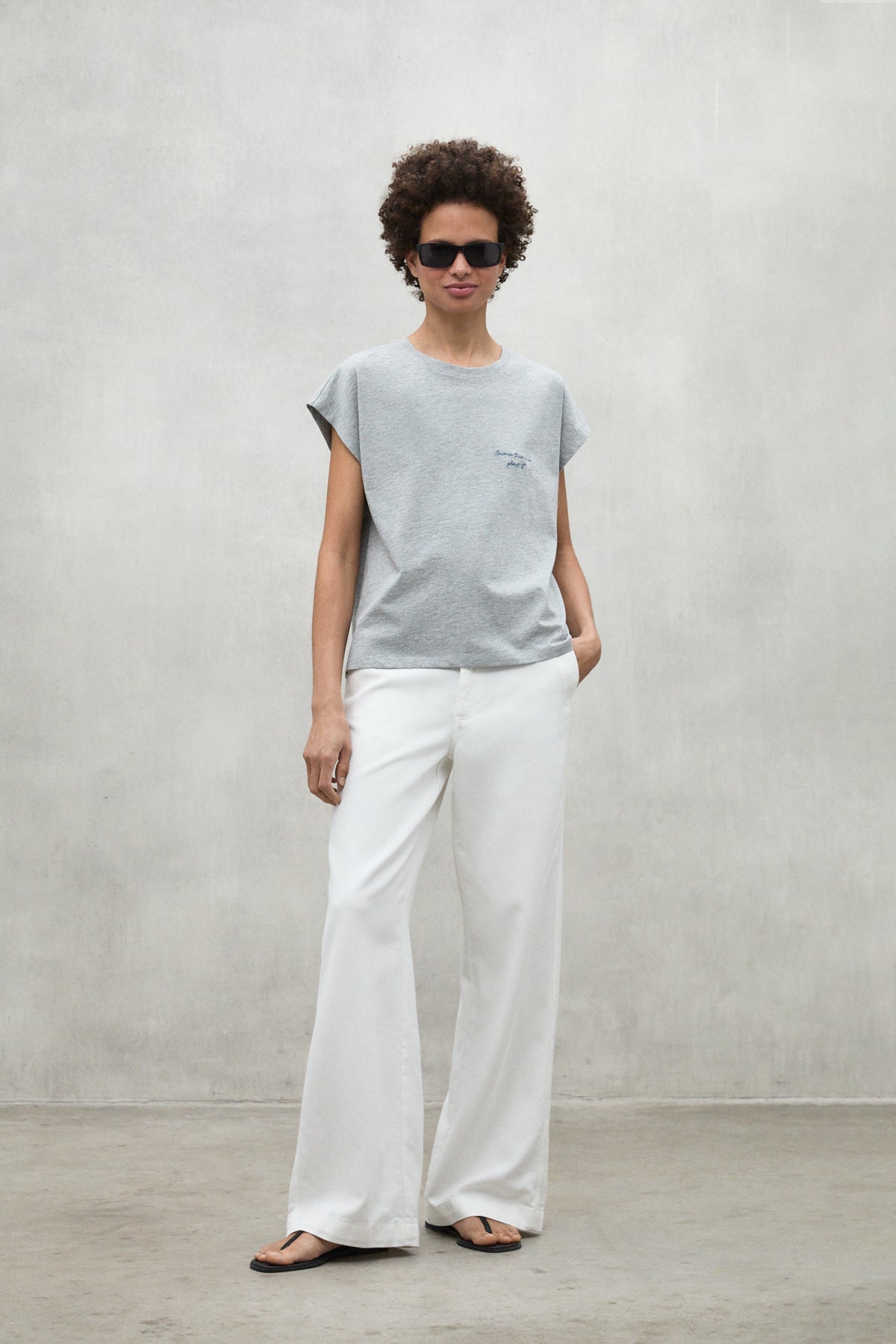 LIGHT GREY NAMUR T-SHIRT