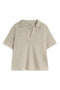 BEIGE TROMS T-SHIRT