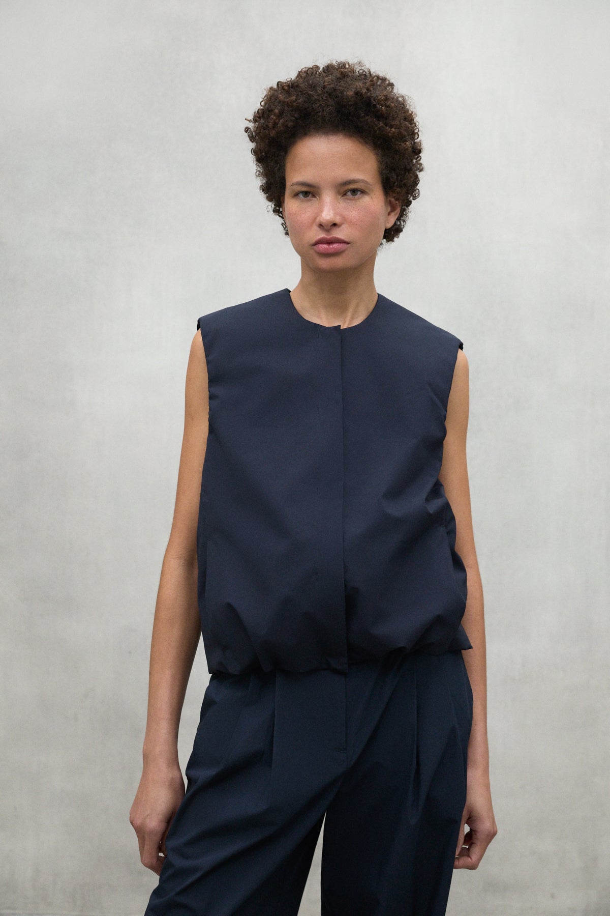 GILET KARIN BLEU MARINE