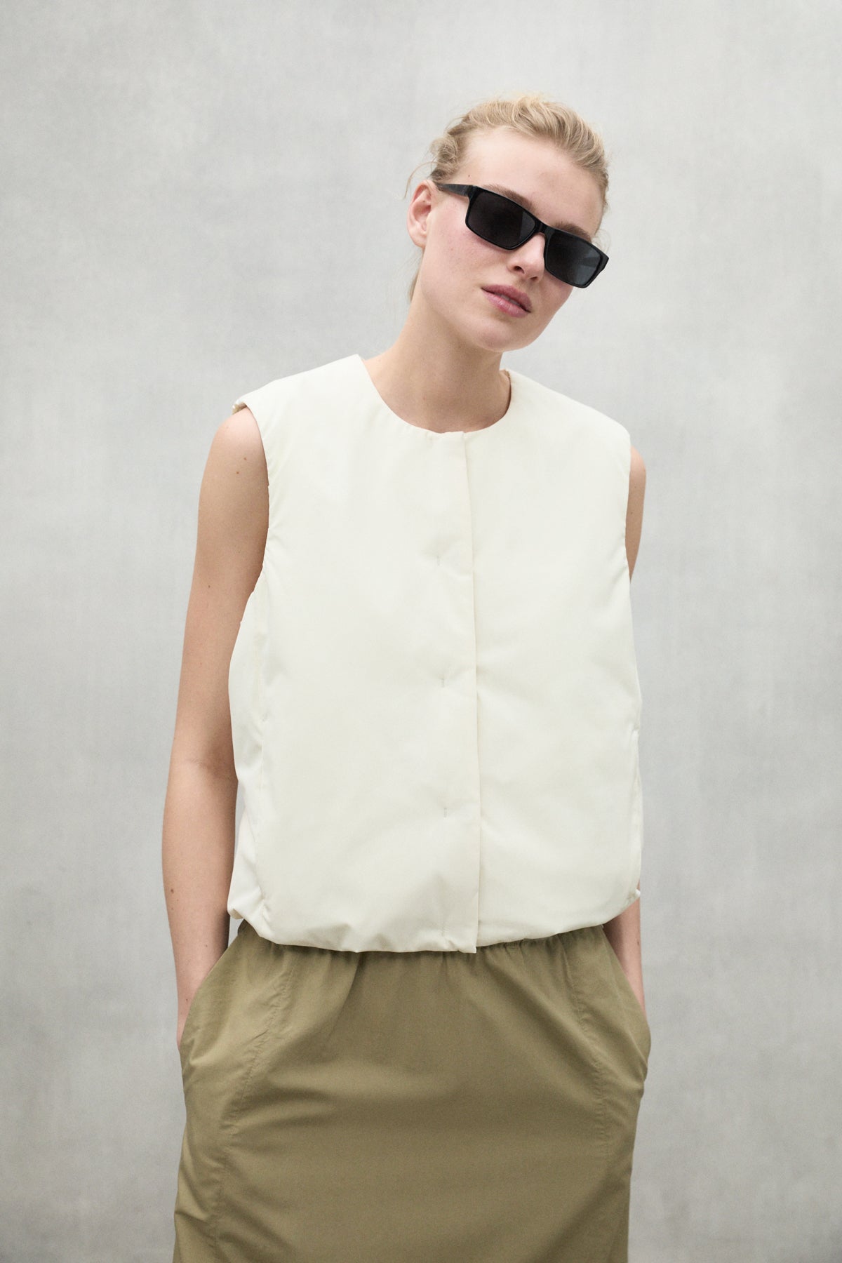 CHALECO KARIN BEIGE