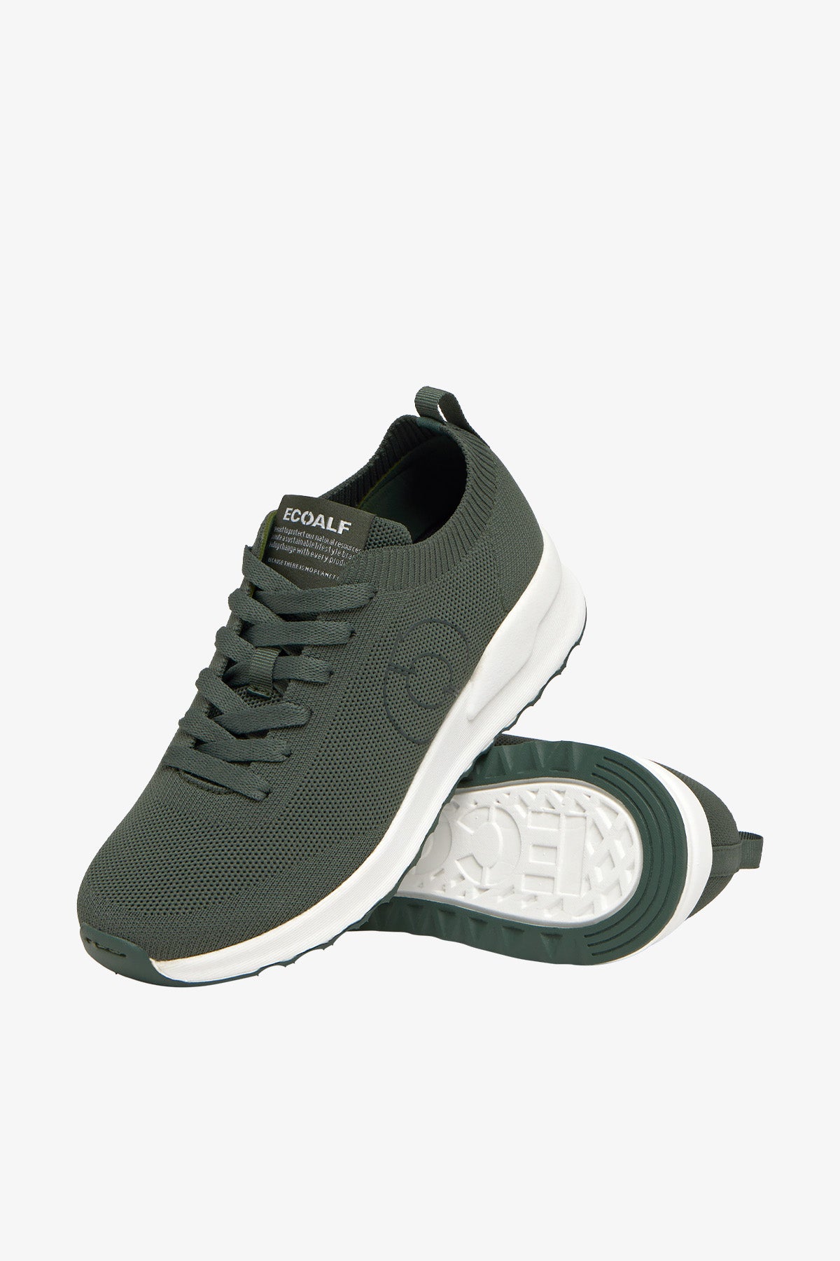 KHAKI KNITTED CONDE KNIT TRAINERS