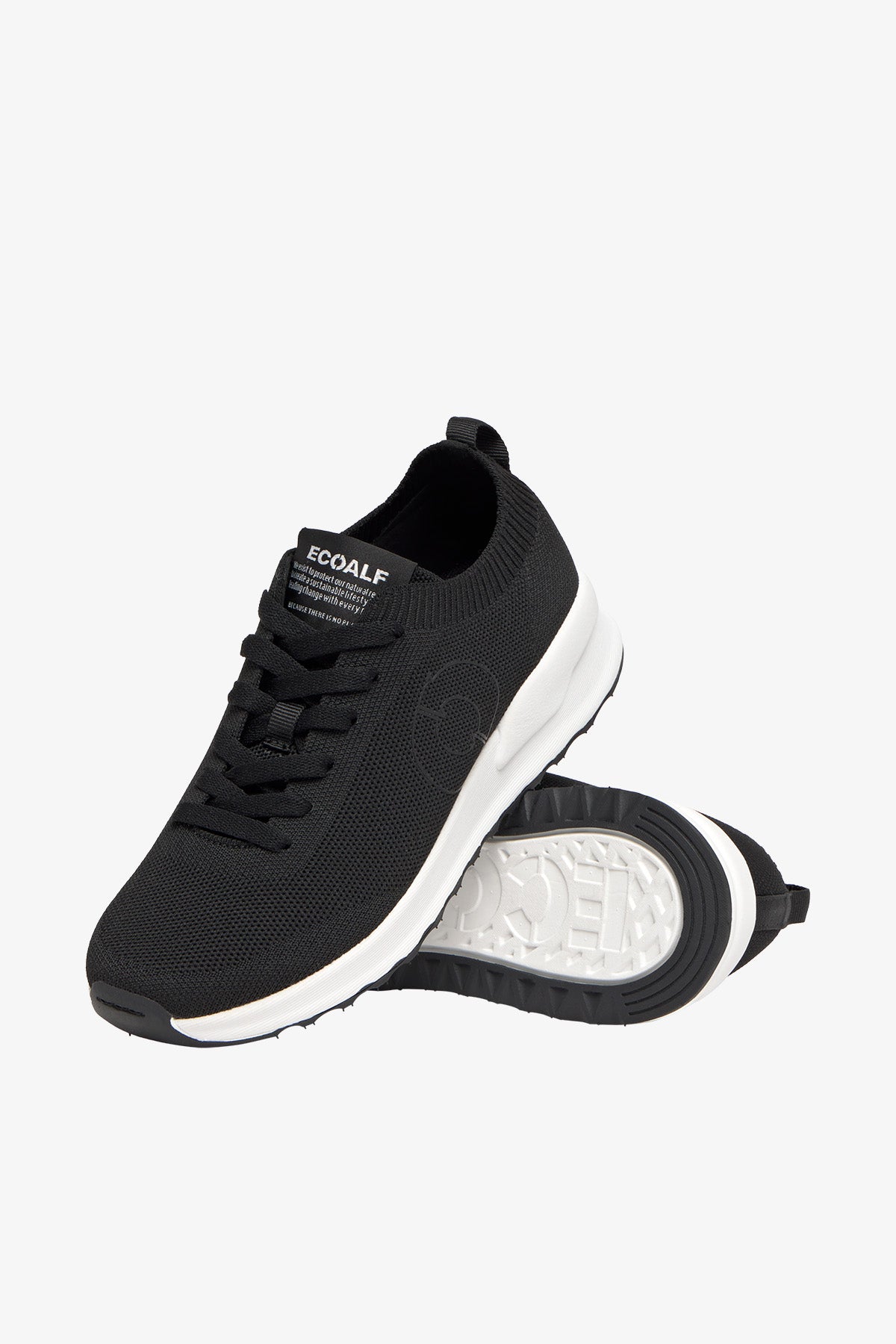 BLACK KNITTED CONDE KNIT TRAINERS