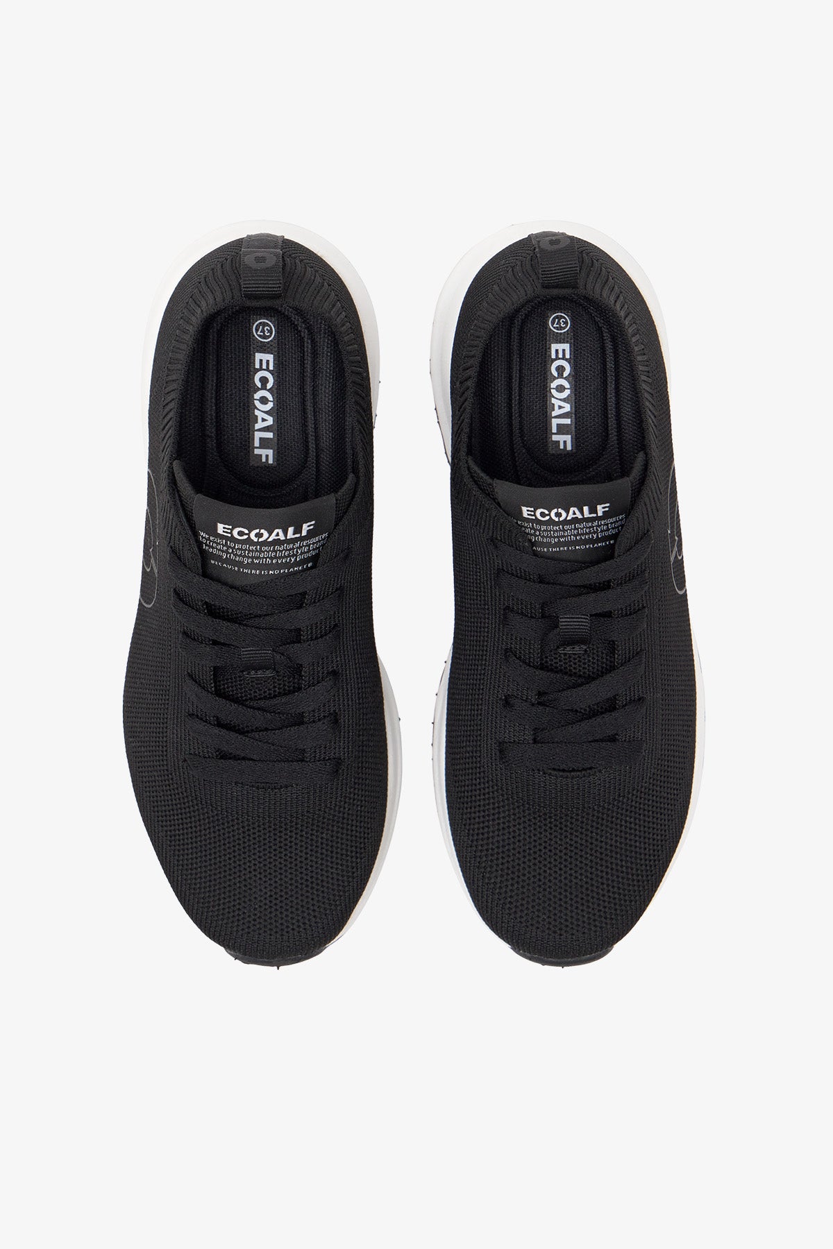 BLACK KNITTED CONDE KNIT TRAINERS