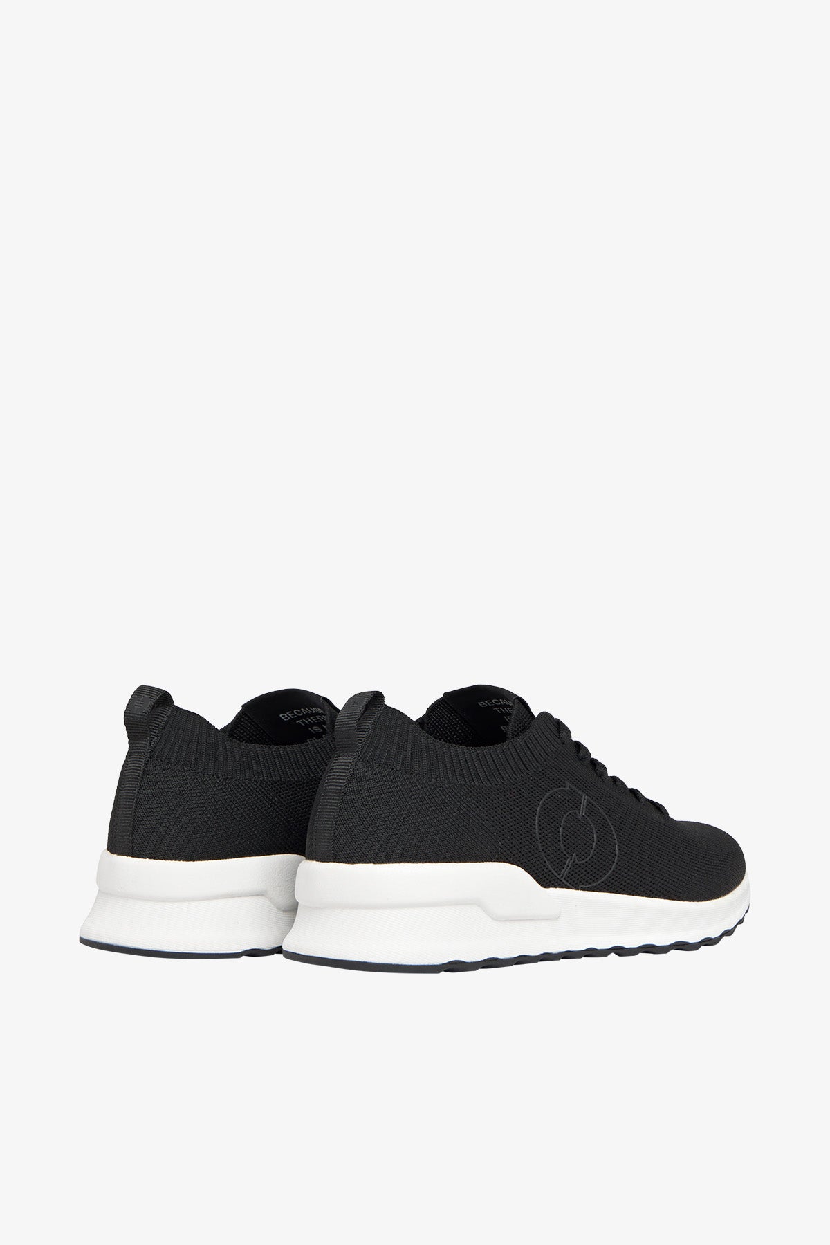 BASKETS EN MAILLE CONDE KNIT NOIRES