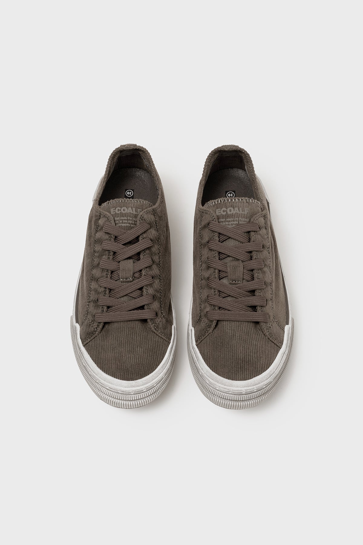 BASKETS STRENK CORDUROY MARRON