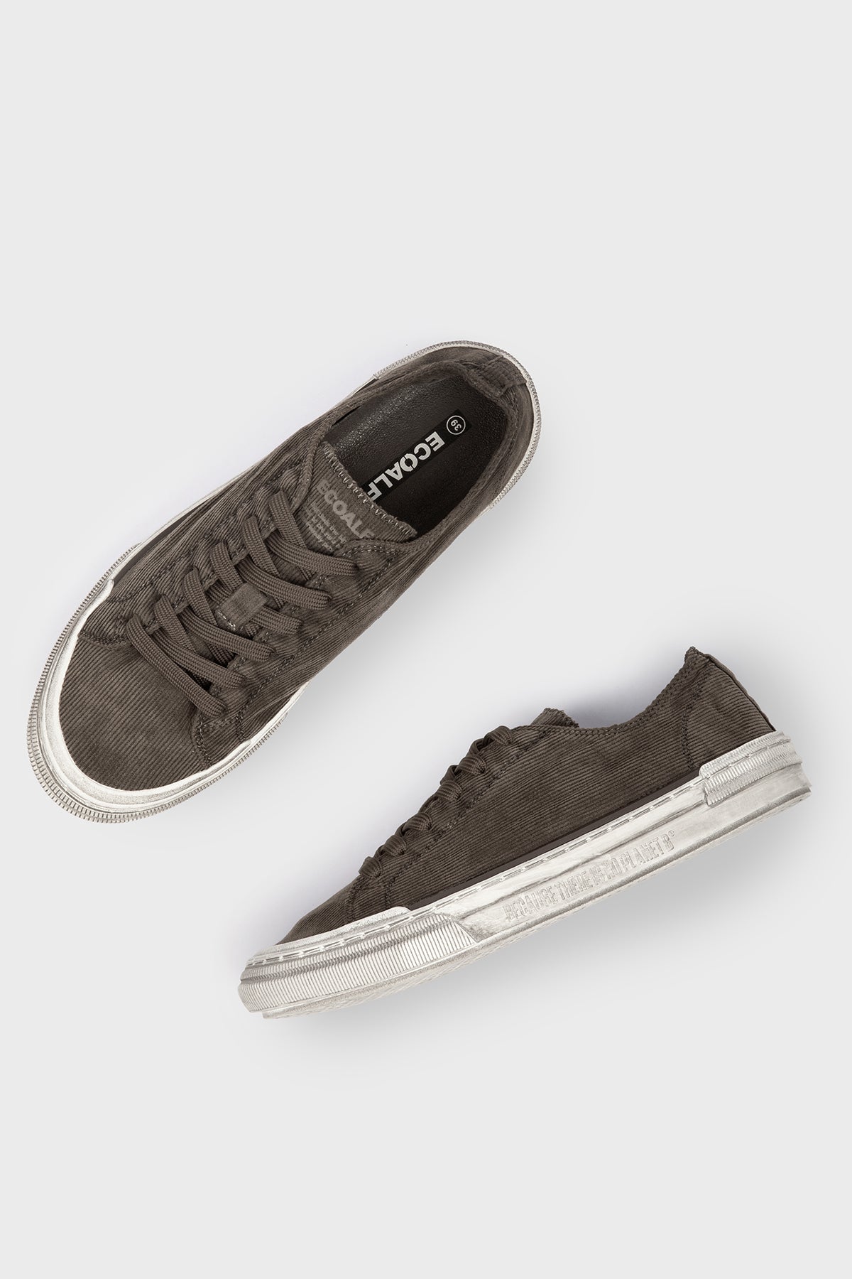 BASKETS STRENK CORDUROY MARRON