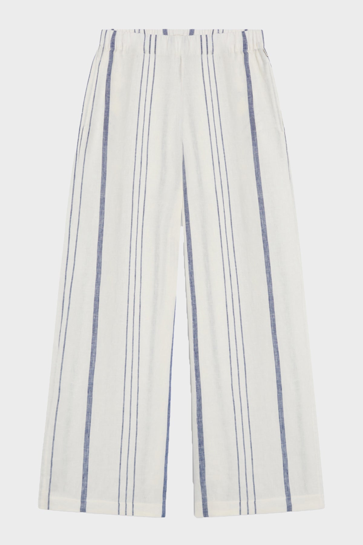 PANTALON DE RAYAS MOSSI BLANCO