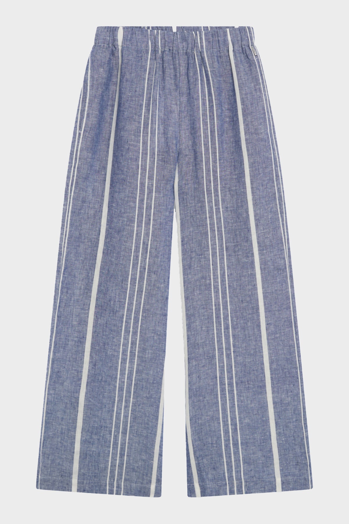 PANTALON RAYÉ MOSSI BLEU