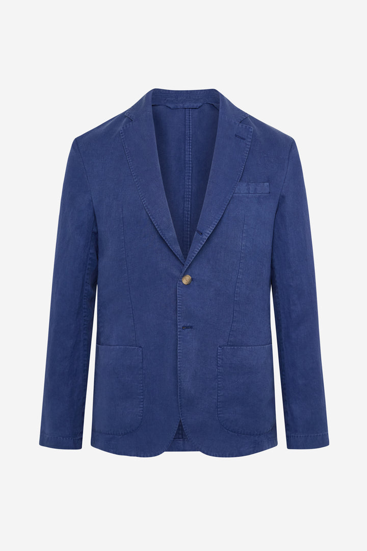 BLAZER RAMA CÁÑAMO AZUL