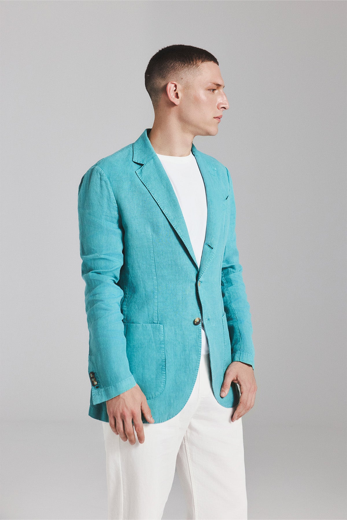 BLAZER LAPO CAÑAMO VERDE AGUA