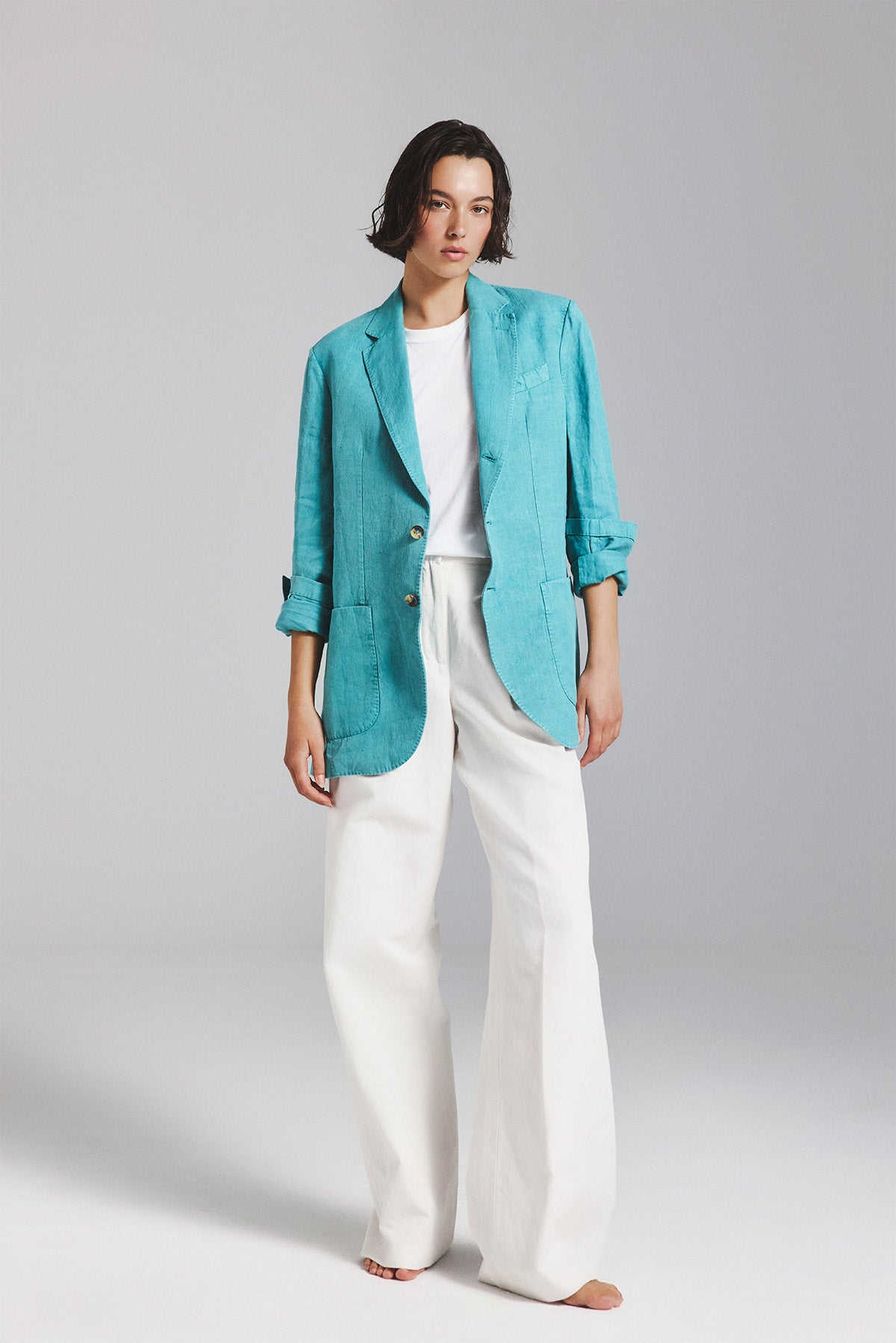 BLAZER LAPO CAÑAMO VERDE AGUA