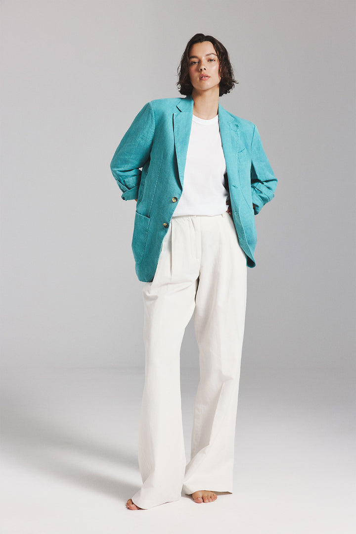 BLAZER LAPO CAÑAMO VERDE AGUA