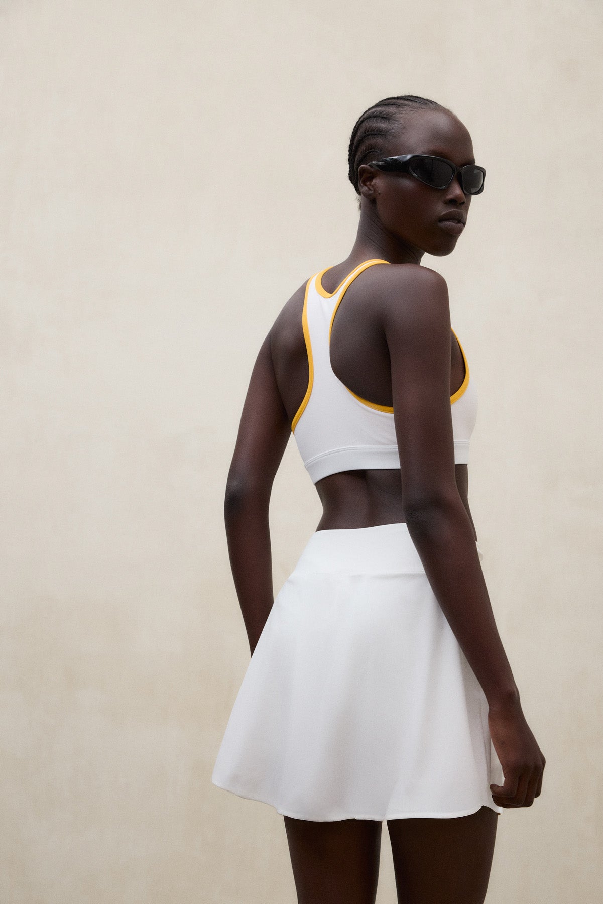 FALDA PADEL BLANCA