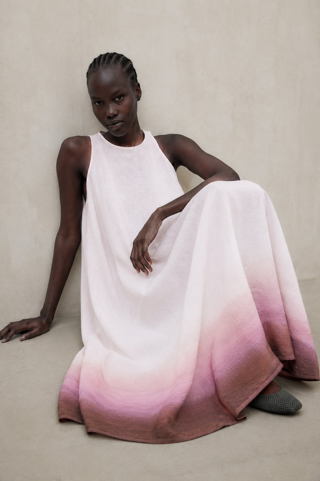 VESTIDO ESTAMPADO UKARA ROSA